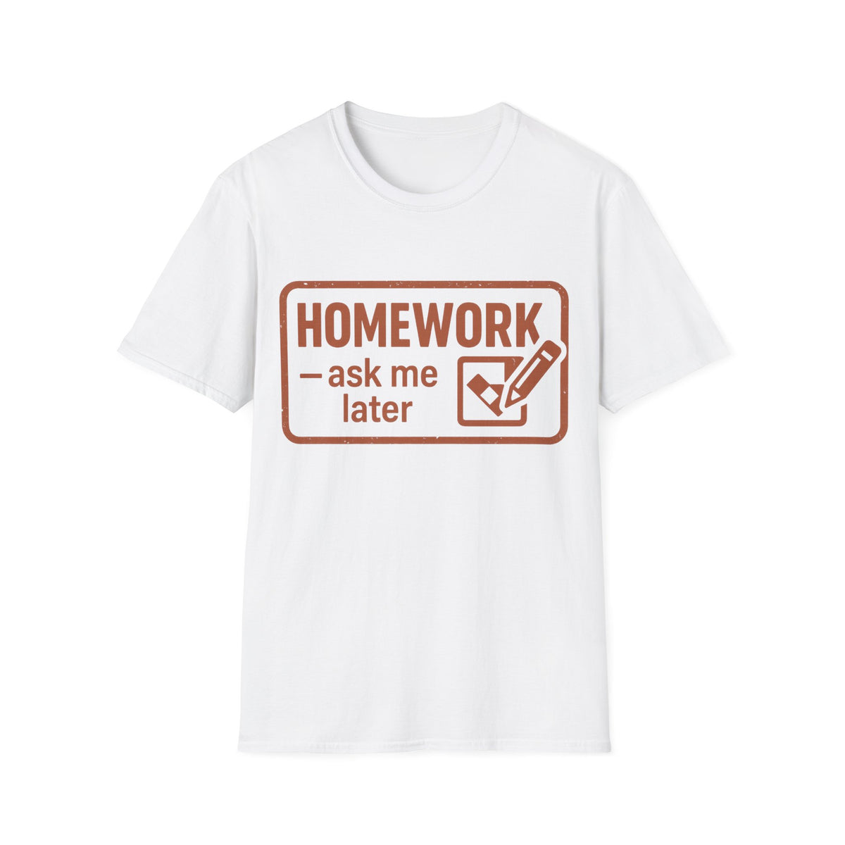 Homework Club T‑Shirt — 'Homework? Done Later' Retro Badge Tee - Trending Now - August 2026
