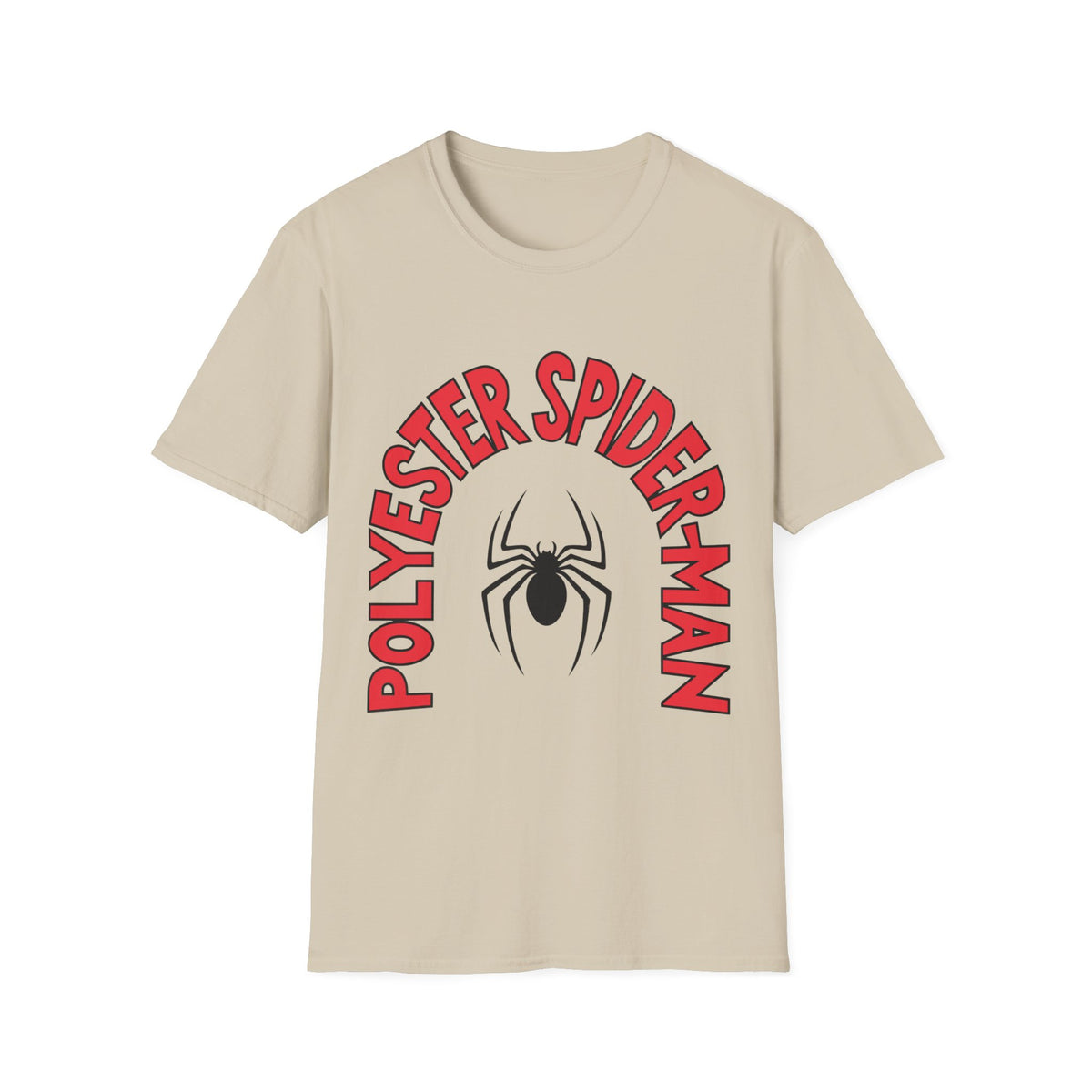 Spider Graphic T-Shirt — "Polyester Spiderman" Retro Spider Logo Tee - Trending Now - August 2026