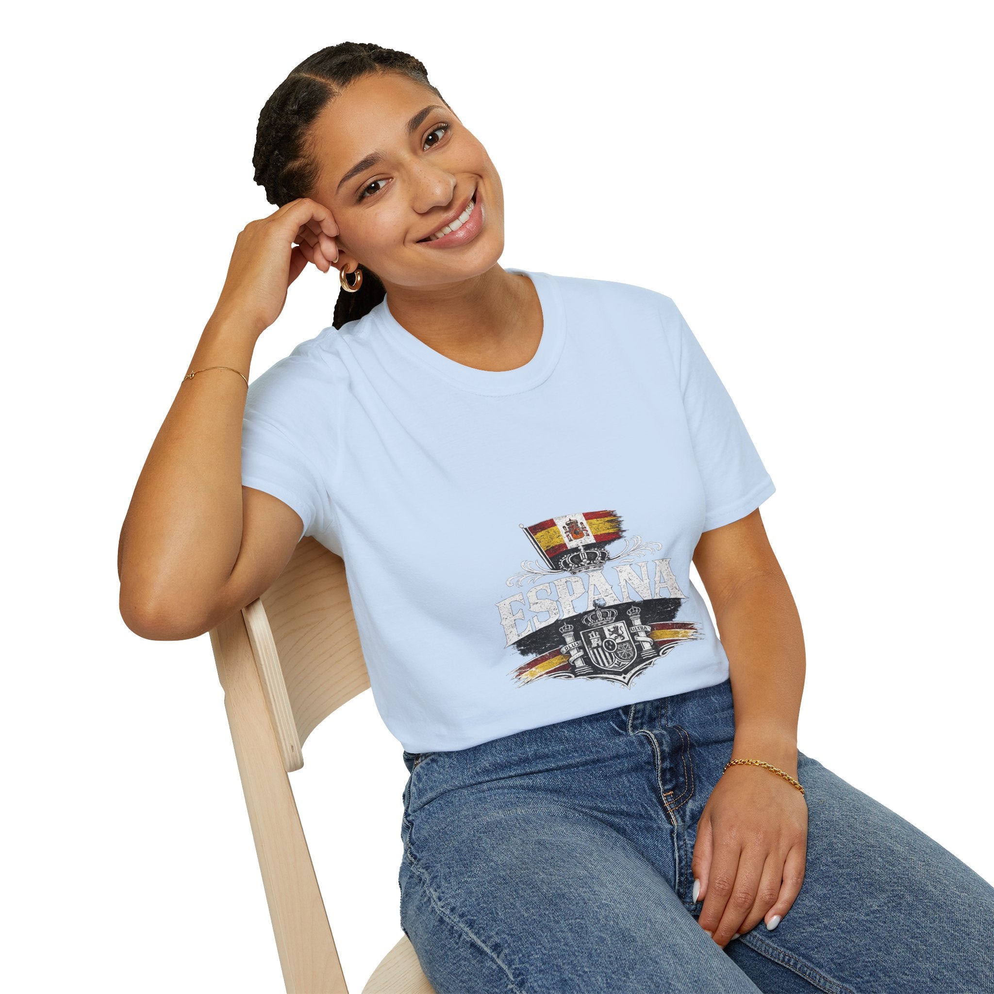 Spain Flag Crest T-Shirt — Spanish Pride Graphic Tee