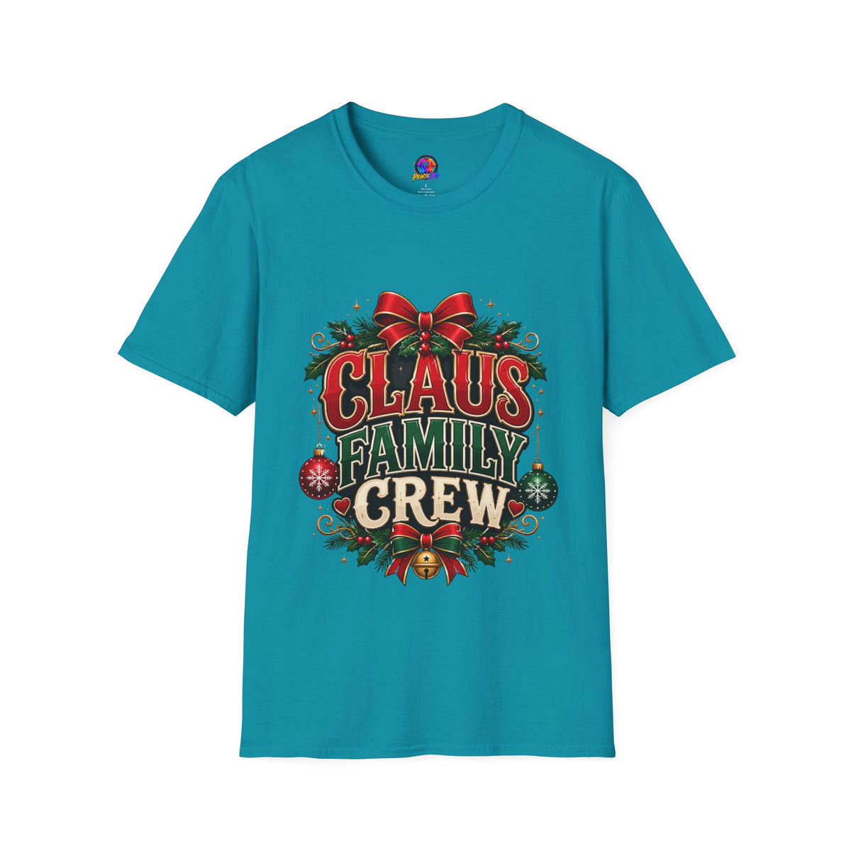 Claus Family Crew T-Shirt — Festive Christmas Holiday Tee