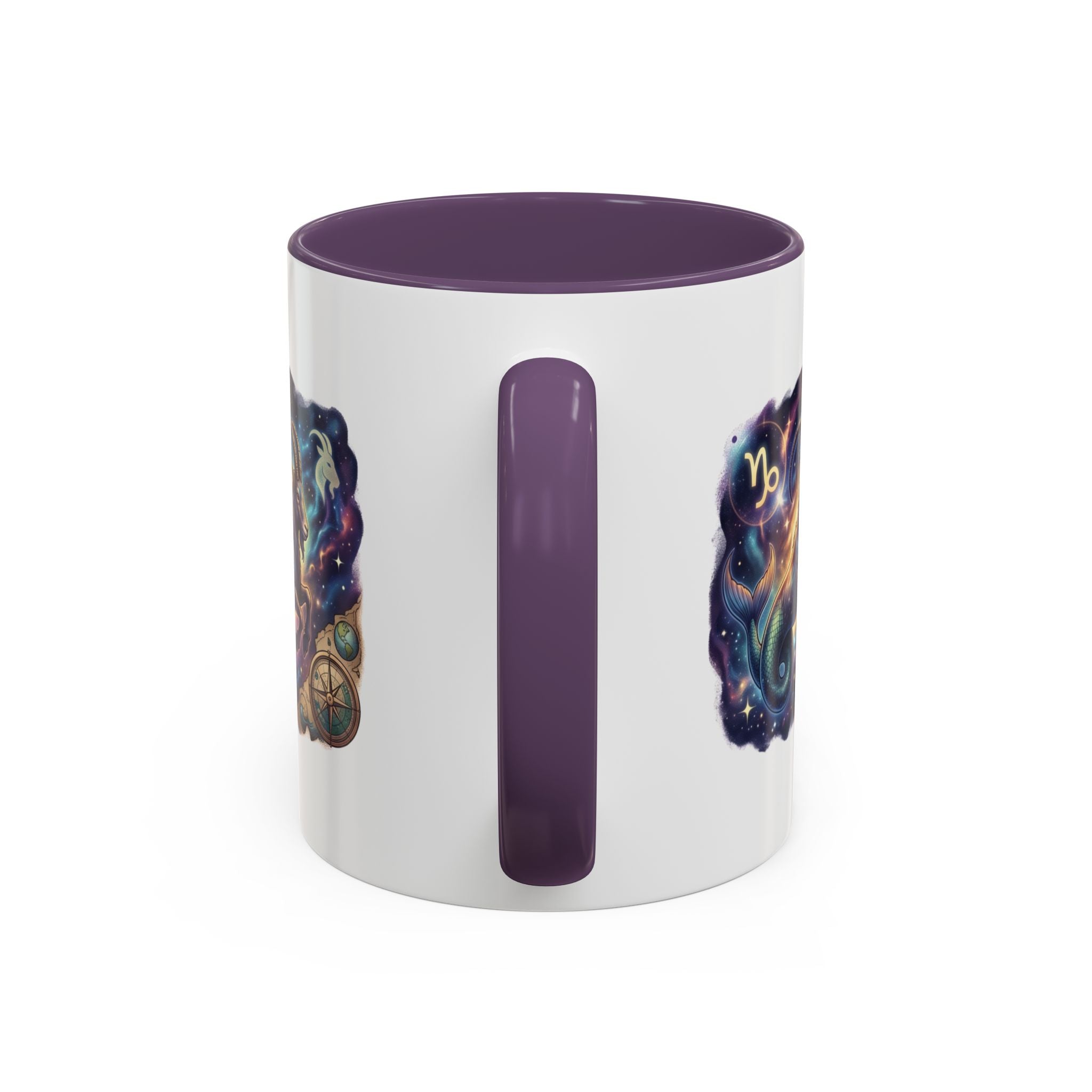 Capricorn Zodiac Coffee Mug — Celestial Goat Astrology Accent Mug