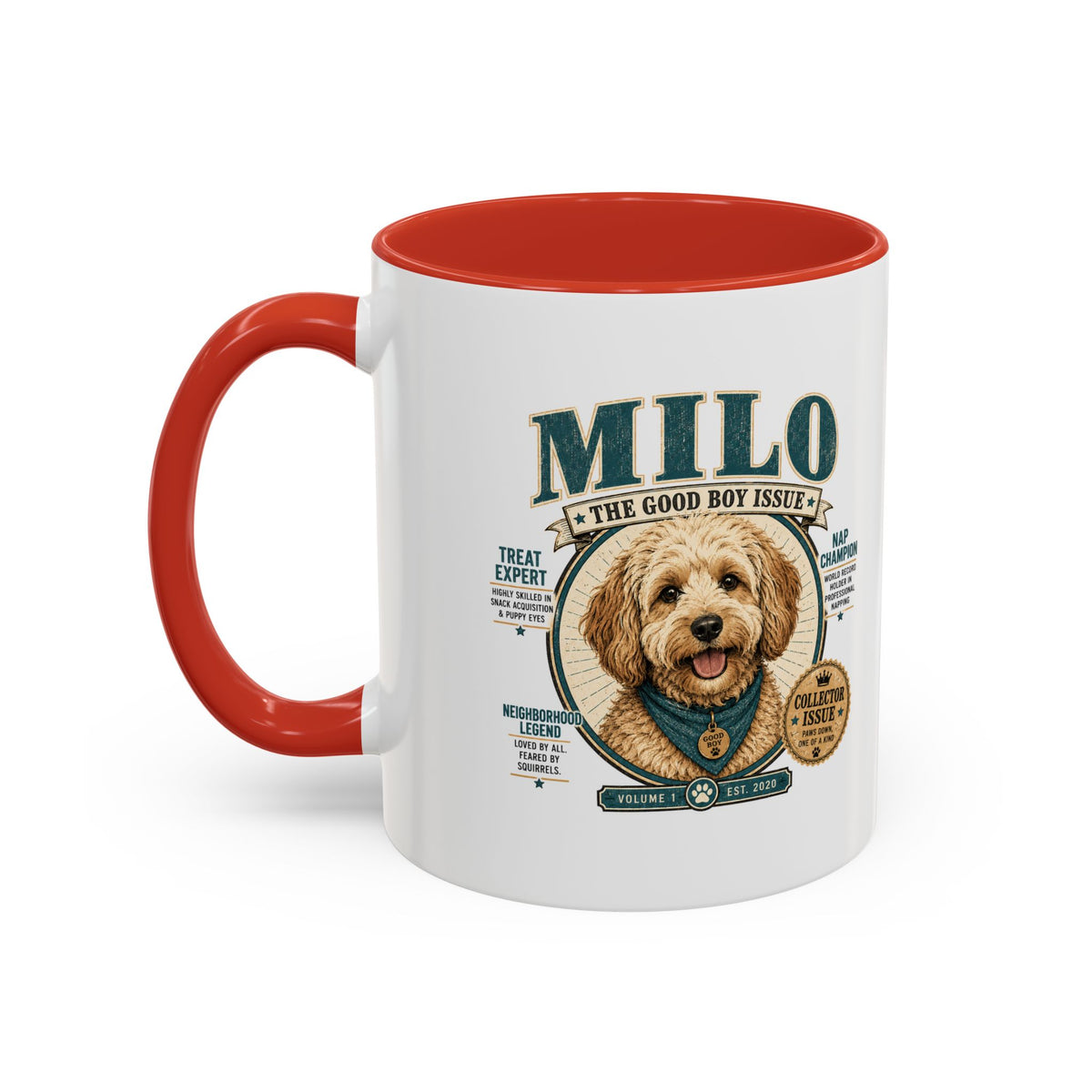 Milo Bailey Dog Dad Mom Milo Dog Mug — “The Good Boy Issue” Decorative Coffee Cup