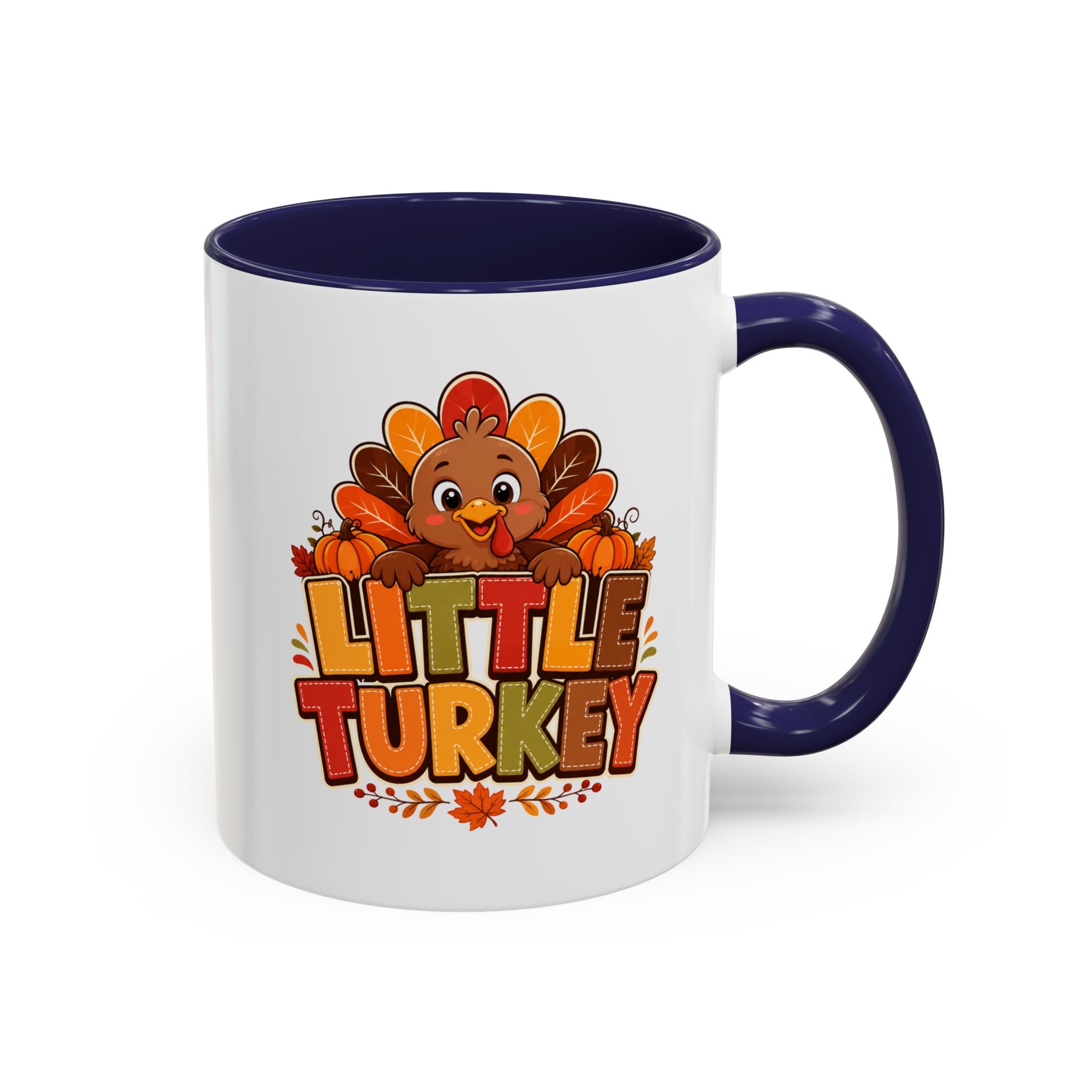 Thanksgiving Mug Little Turkey Coffee Mug — Cute Thanksgiving Kid Mug