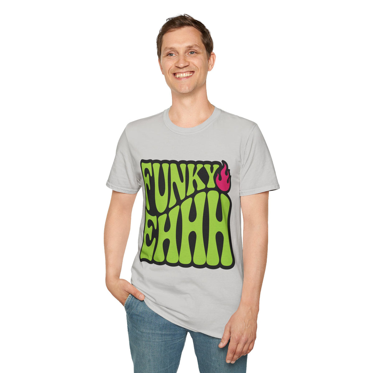 Funky Chili T-Shirt — Retro Psychedelic Green Flame Graphic Tee - Trending Now - August 2026