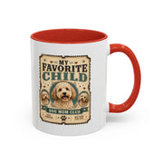 Milo Bailey Dog Dad Mom My Favorite Child Dog Mom Coffee Mug — Funny Dog Mom Gift