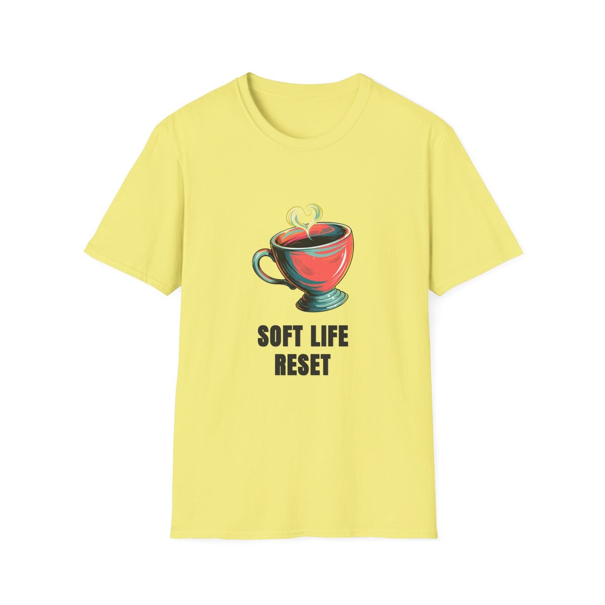 Soft Life Reset T‑Shirt — Coffee Cup Graphic Tee - Trending Now - August 2026
