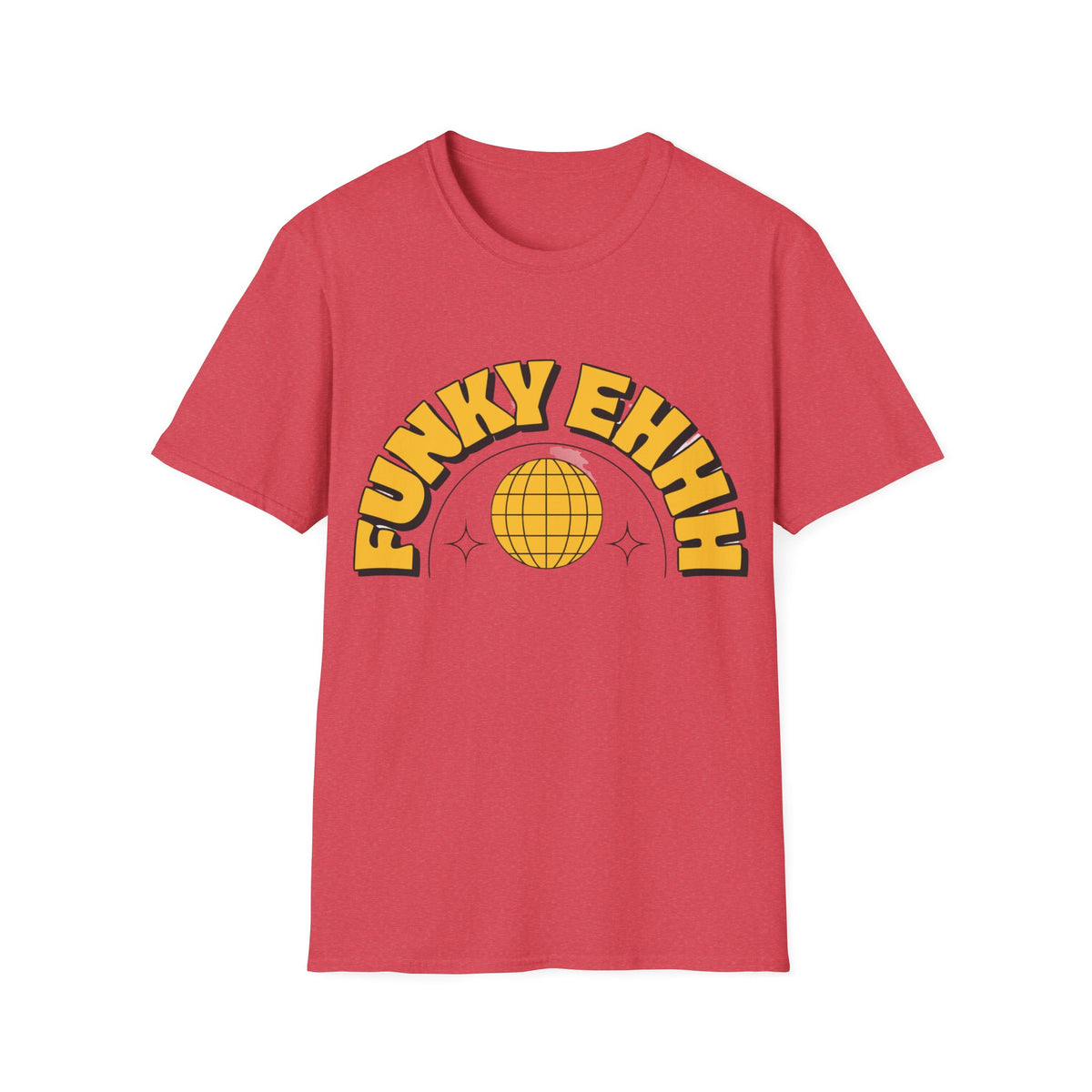 Funky Ehhh T-Shirt — Retro Yellow Disco Graphic Tee - Trending Now - August 2026