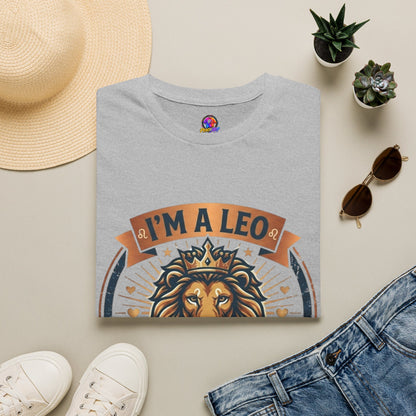 Leo Zodiac T-Shirt — "I’m a Leo: Big Heart, Bigger Attitude"