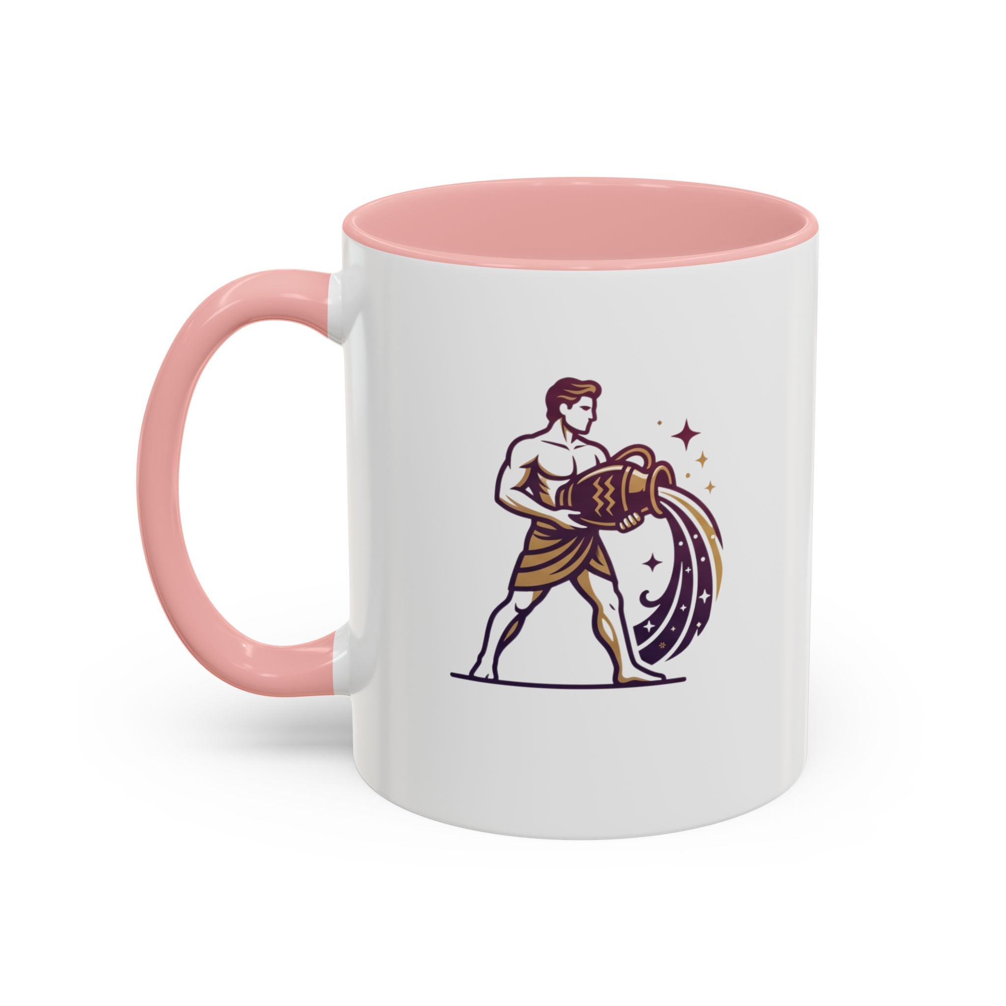 Aquarius Zodiac Coffee Mug — Water Bearer Astrology Gift