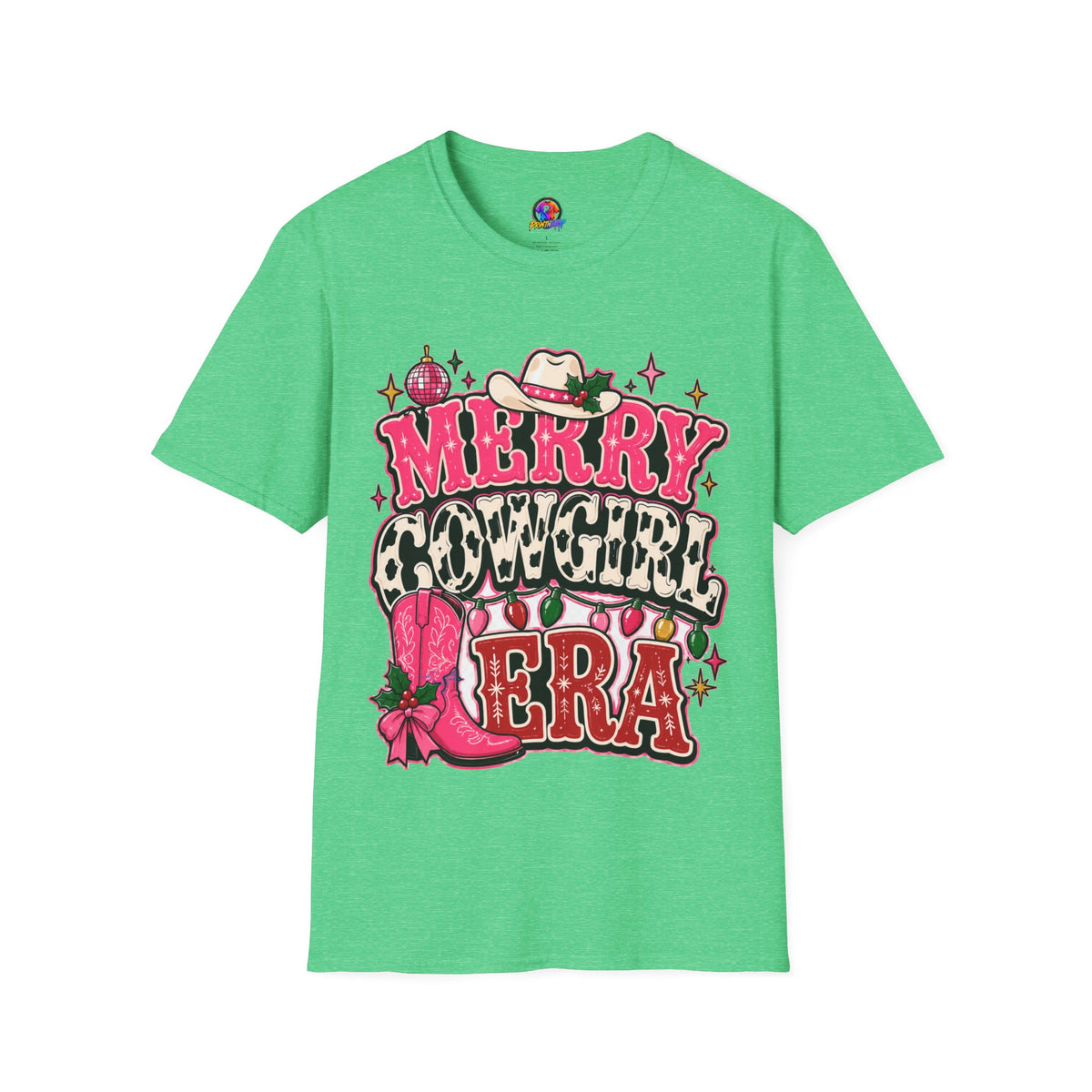 Merry Cowgirl Christmas T-Shirt