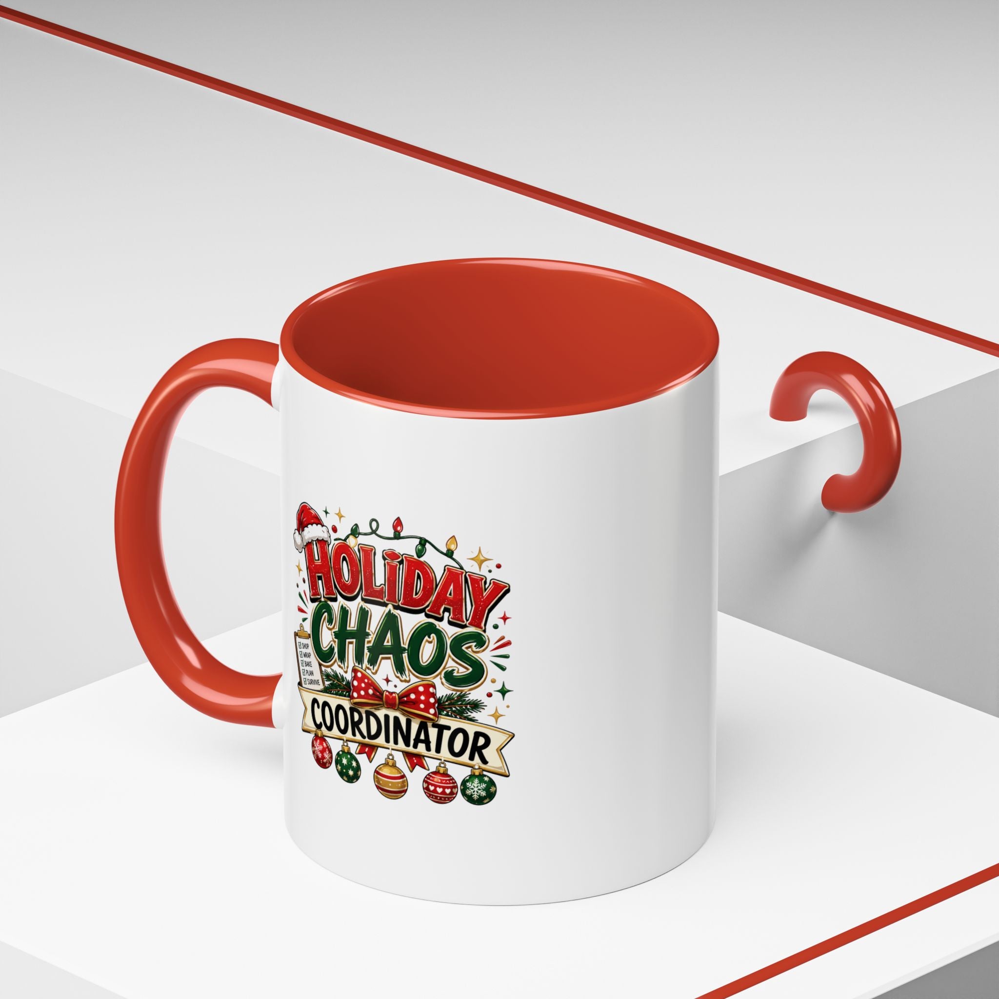 Accent Coffee Mug Holiday Chaos Coordinator