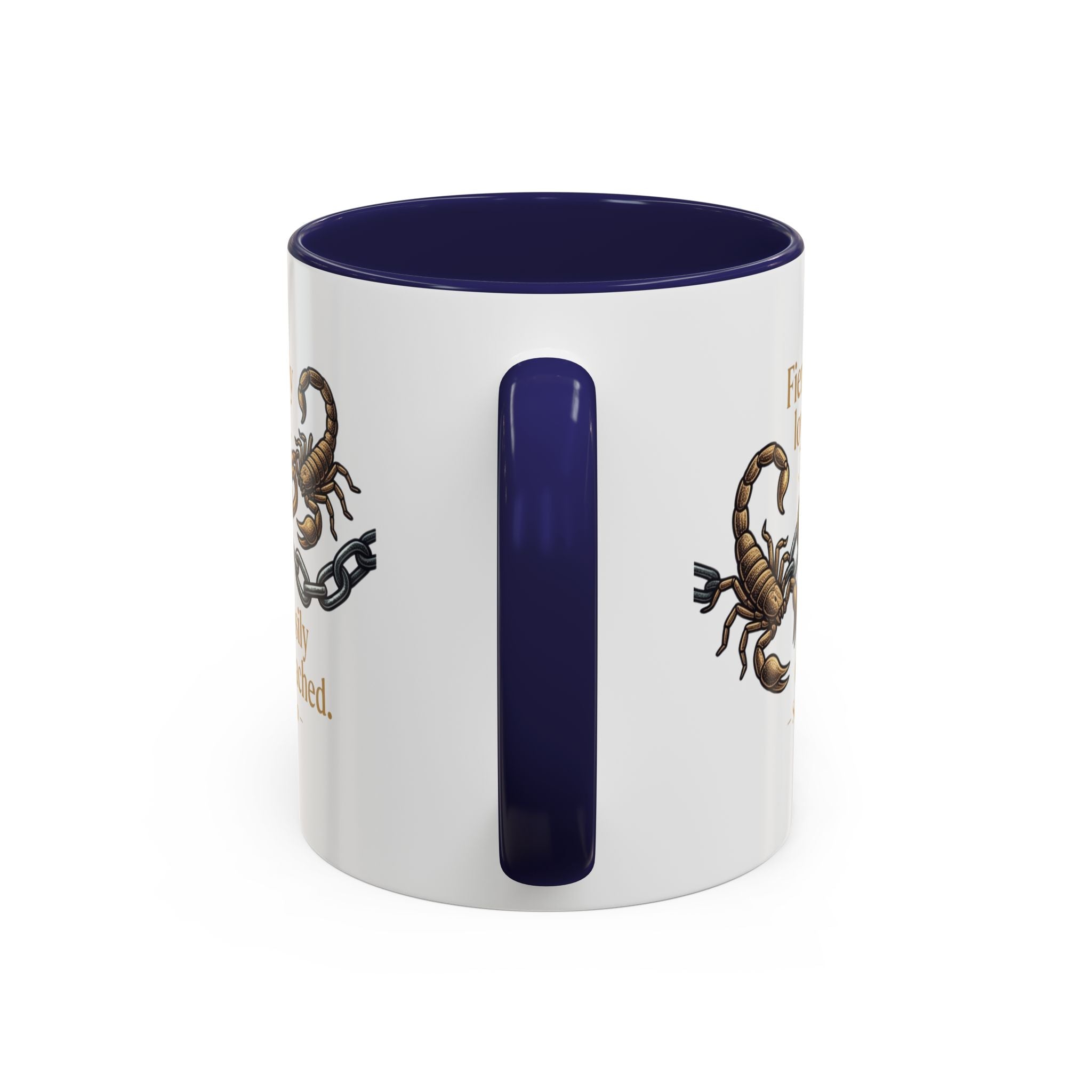 Scorpii Coffee Mug — "Fiercely Loyal, Easily Detached" Accent Mug