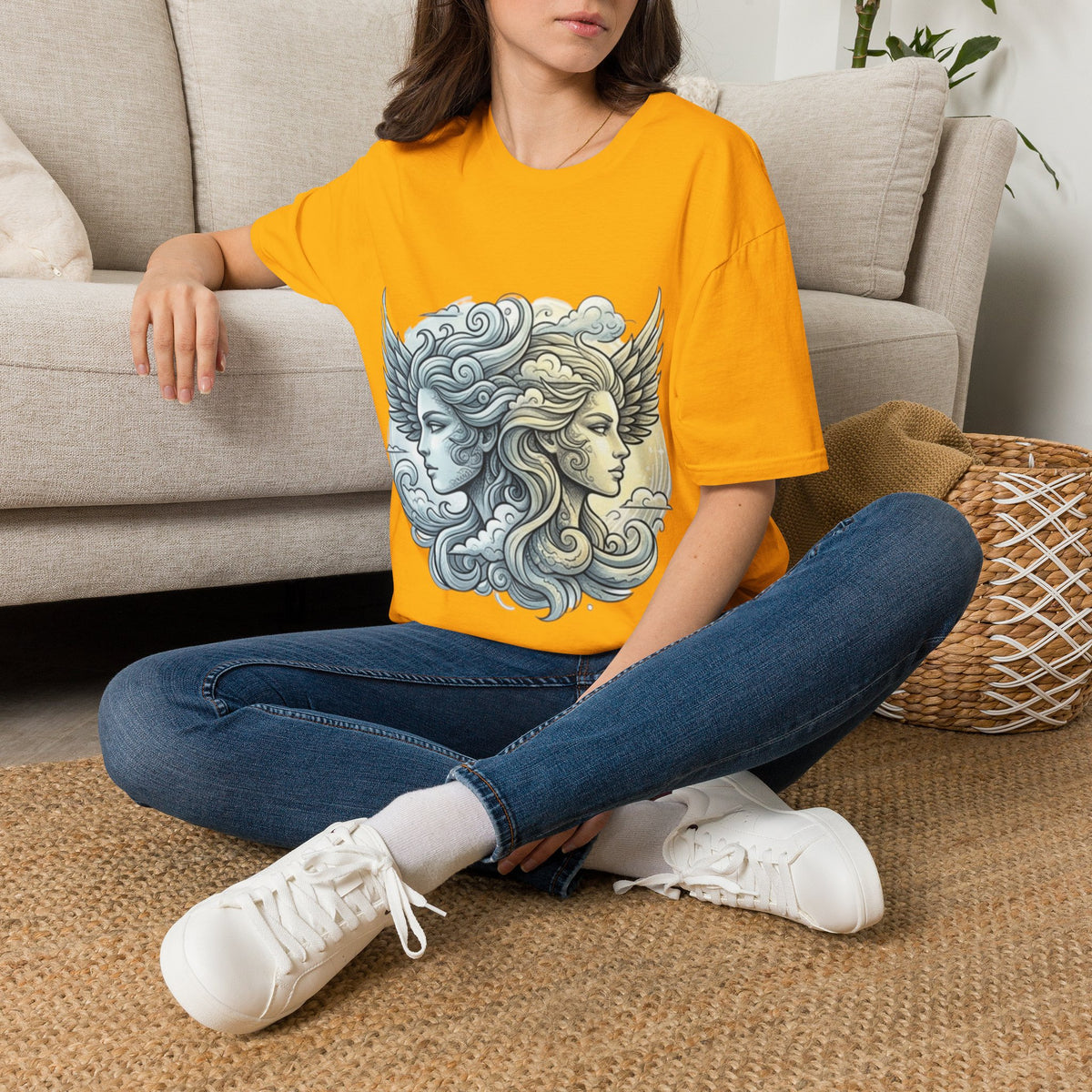Gemini Zodiac Unisex Softstyle T-Shirt