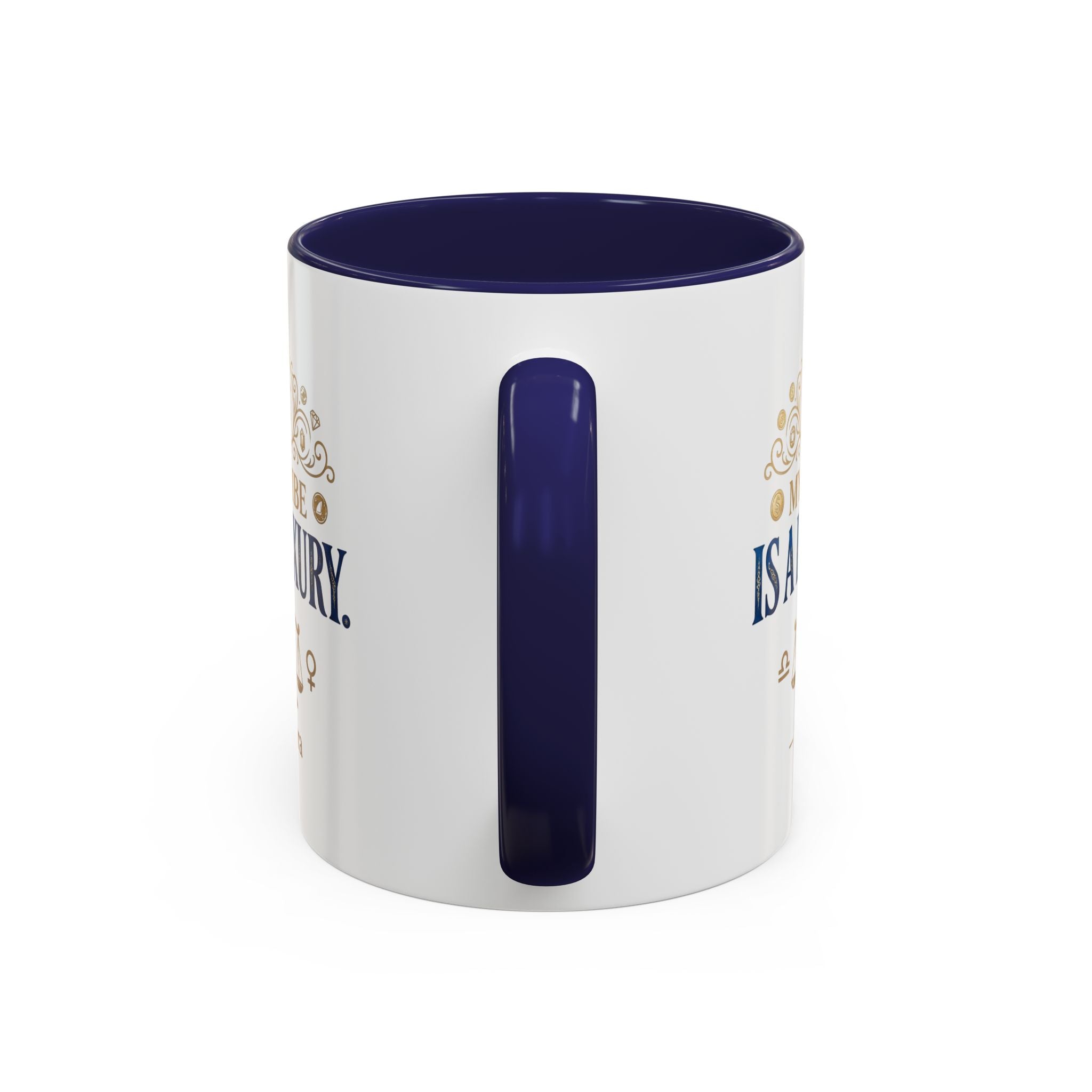 Libra Coffee Mug — "My Vibe Is A Luxury" Zodiac Accent Mug