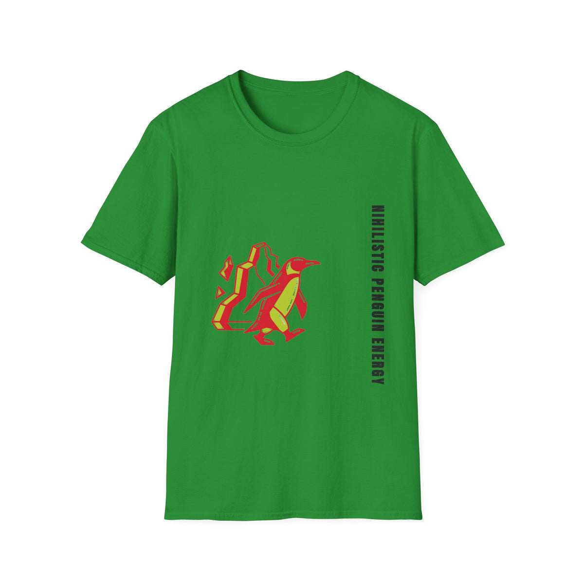 Penguin Mountains T-Shirt — Stylized Colorblock Penguin Graphic Tee - Trending Now - September 2026