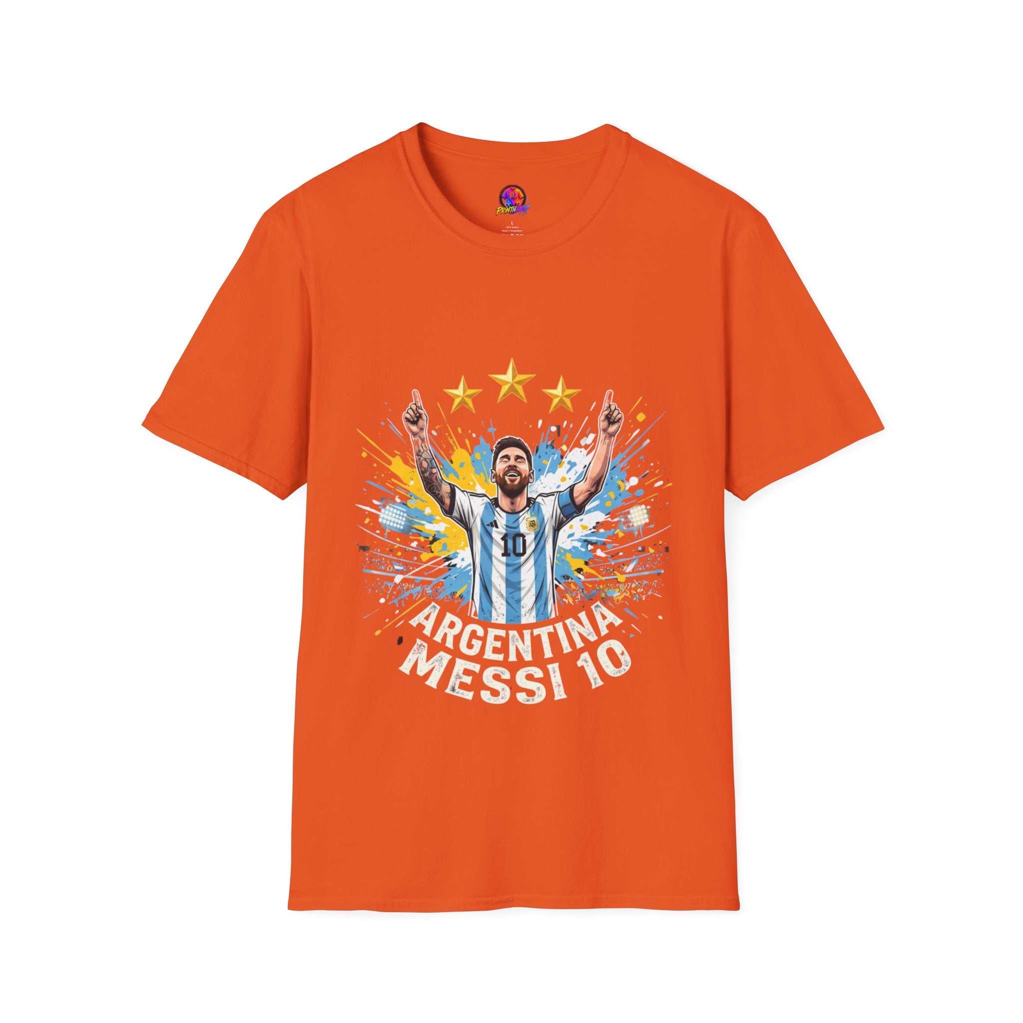 Argentina Messi  Soccer T‑Shirt — Argentina Messi 10 Fan Tee