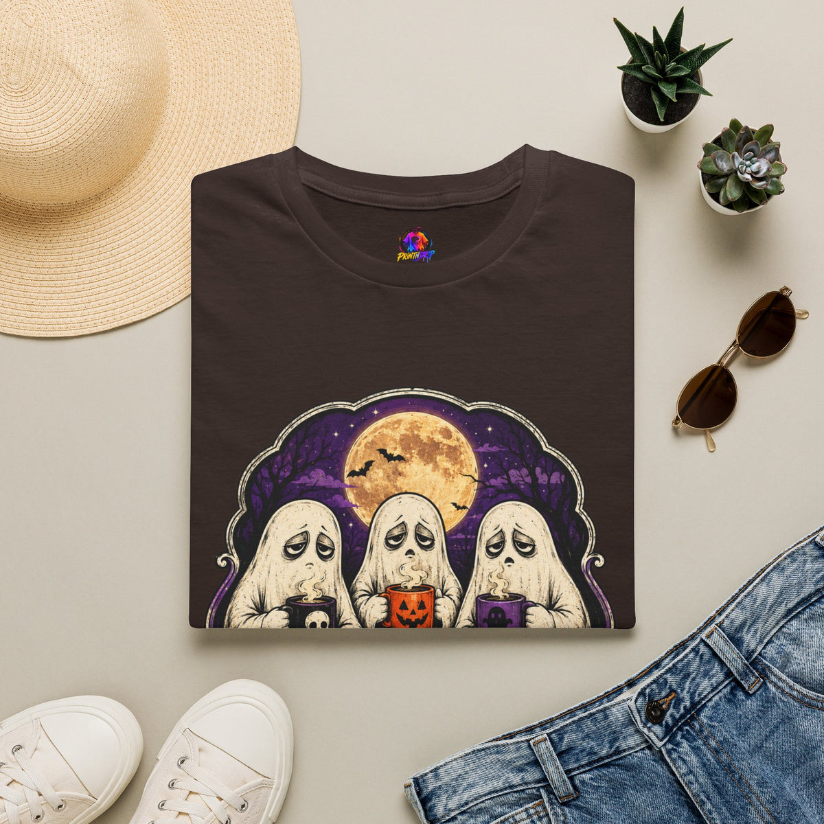 Halloween Low Energy High Spirit Unisex Softstyle T-Shirt