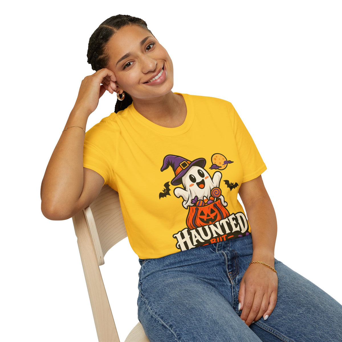 Haunted But Happy Halloween T-Shirt