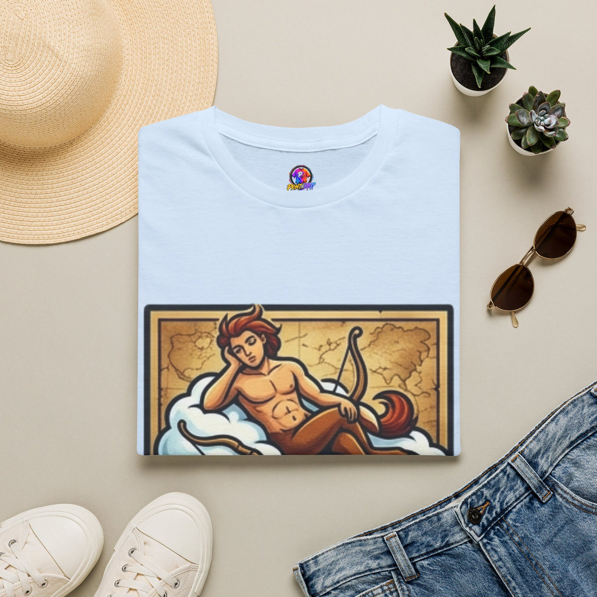Sagittarius Zodiac T‑Shirt — Fiercely Independent, Easily Bored Astrology Tee