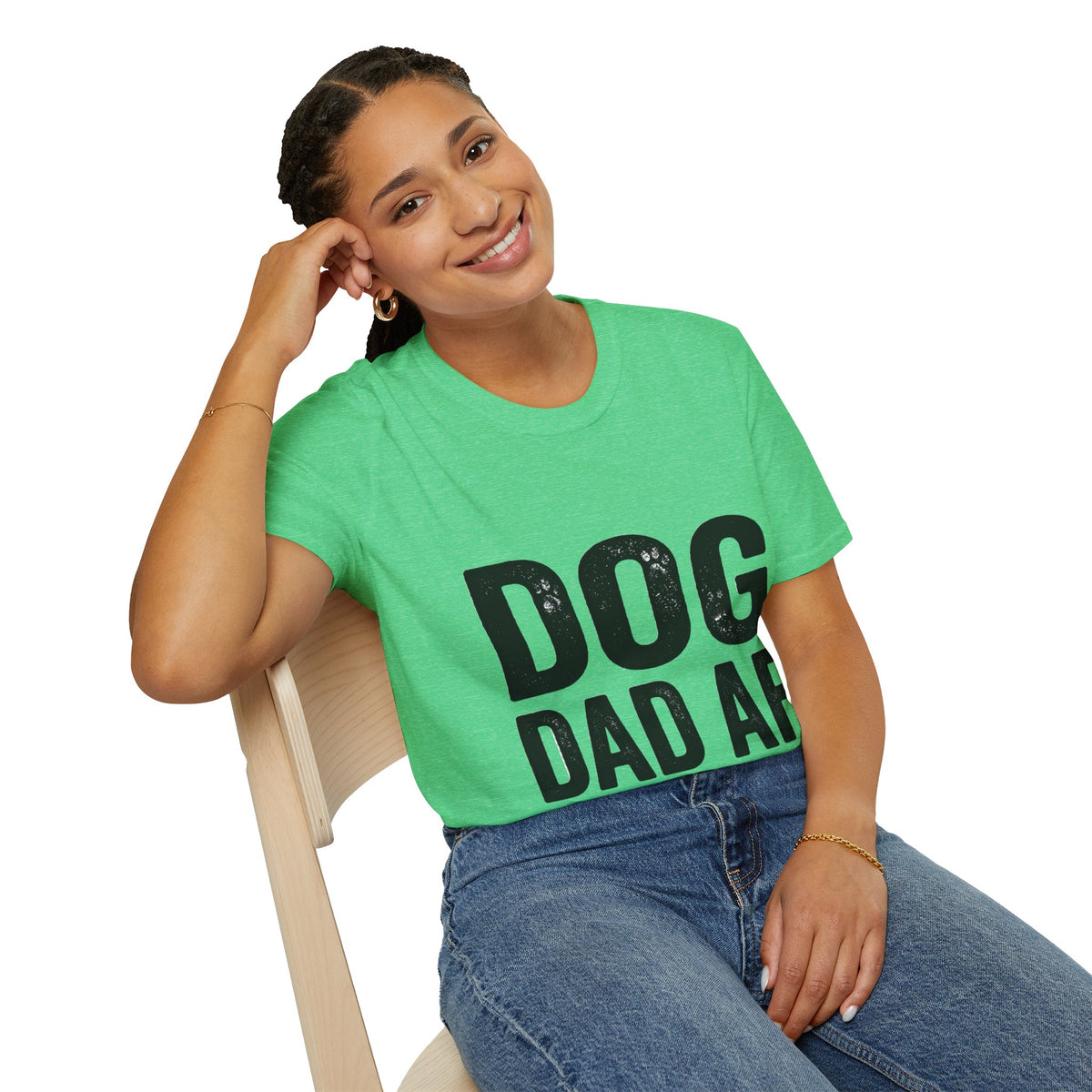 Dog Dad Af Unisex Softstyle T-Shirt