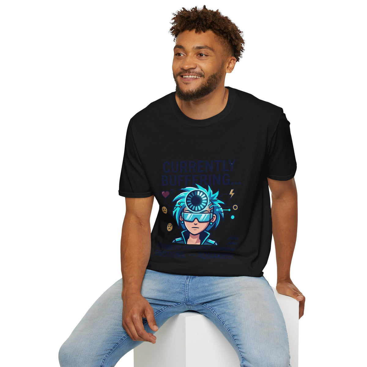 Currently Buffering T-Shirt — Funny Aquarius Zodiac Tee