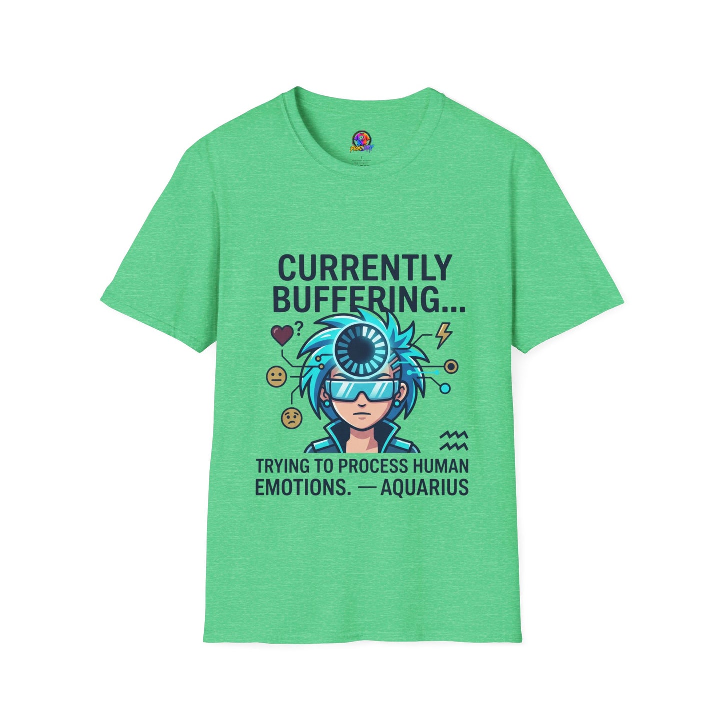 Currently Buffering T-Shirt — Funny Aquarius Zodiac Tee