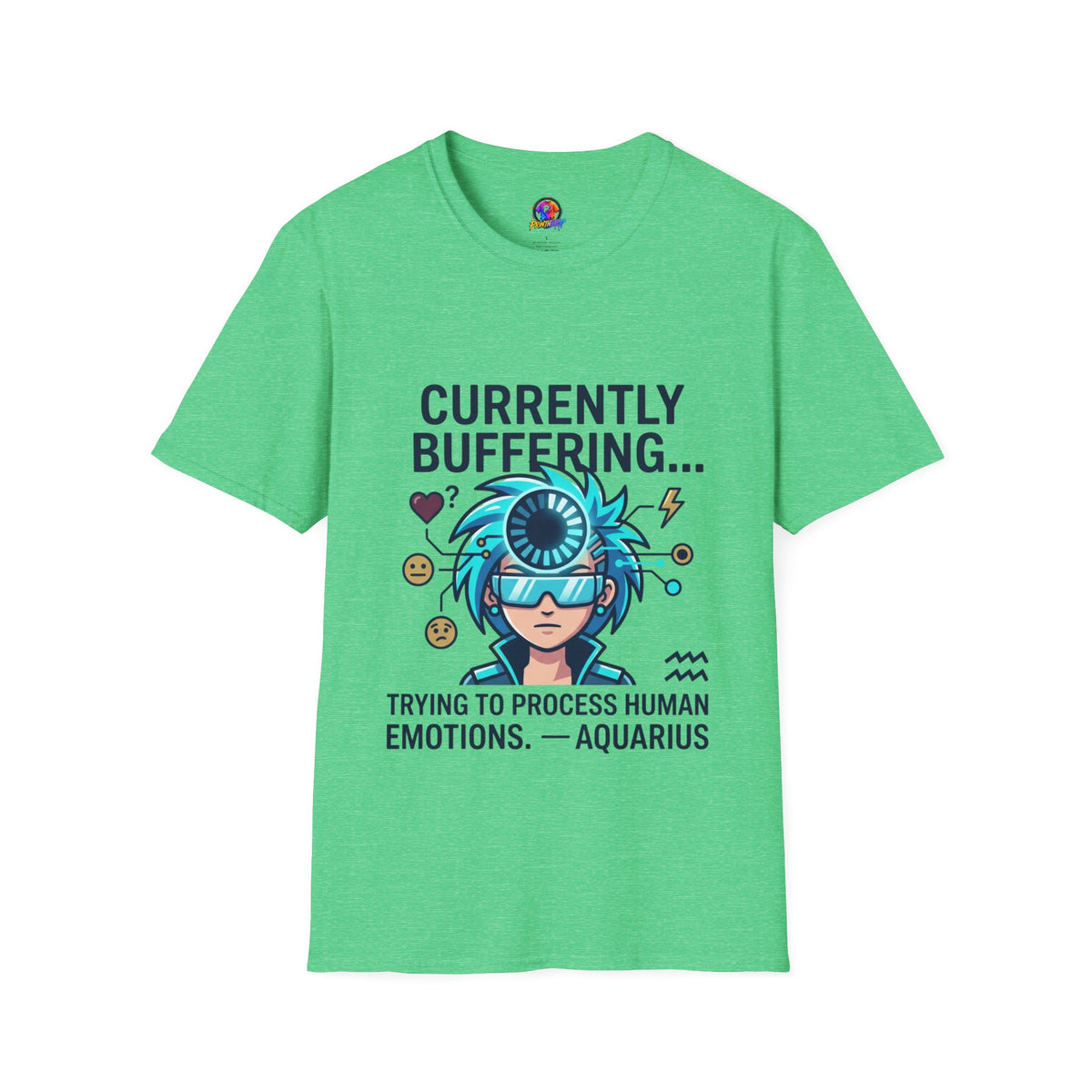 Currently Buffering T-Shirt — Funny Aquarius Zodiac Tee