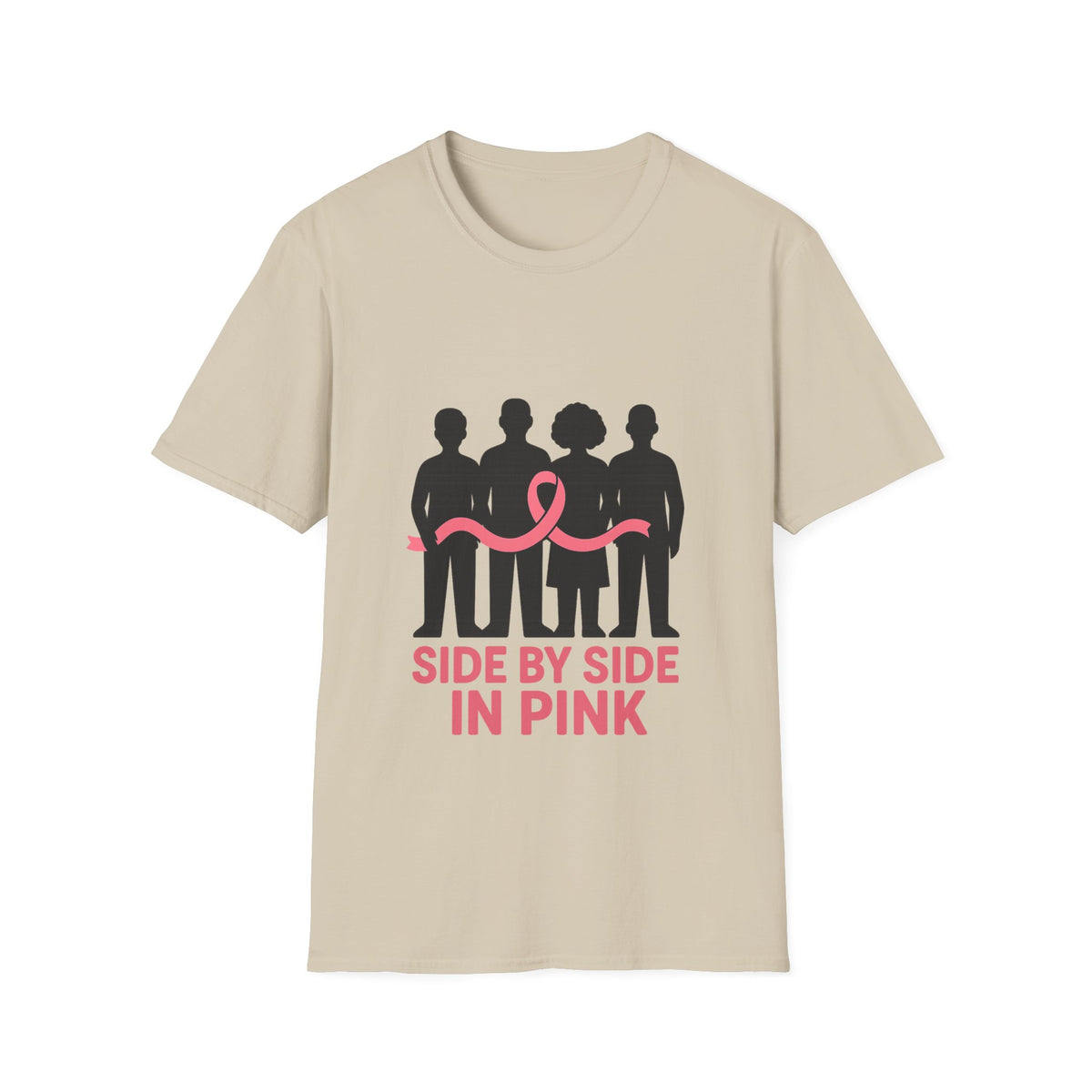 Side by Side in Pink Breast Cancer Awareness T-Shirt - Trending Now - October 2026