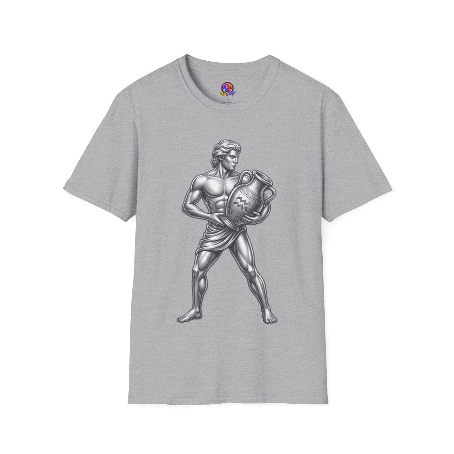 Aquarius Zodiac T-Shirt — Mythic Water Bearer Astrology Tee