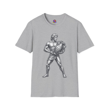 Aquarius Zodiac T-Shirt — Mythic Water Bearer Astrology Tee