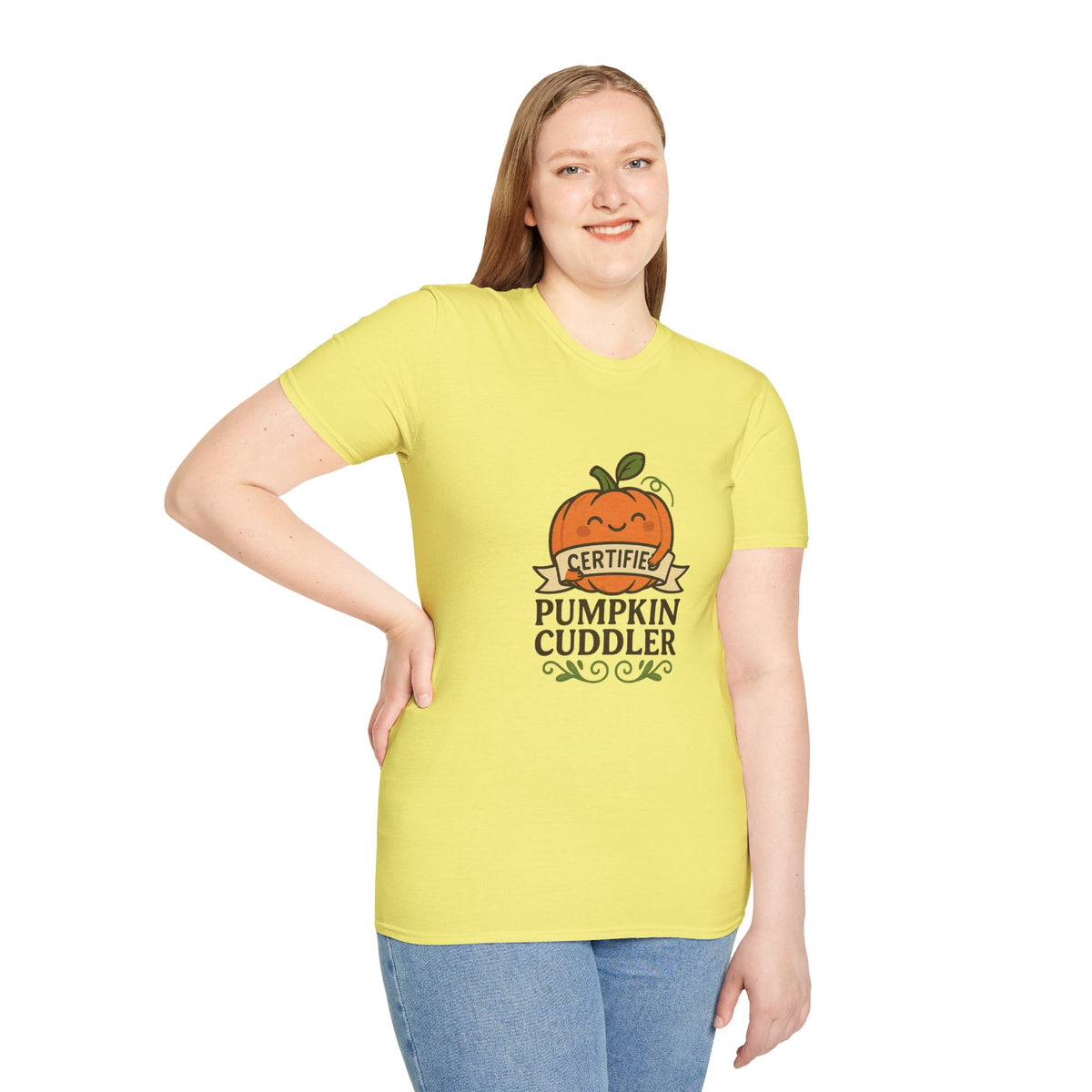 Pumpkin Cuddler T-Shirt — Cute Fall Pumpkin Graphic Tee - Trending Now - October 2026