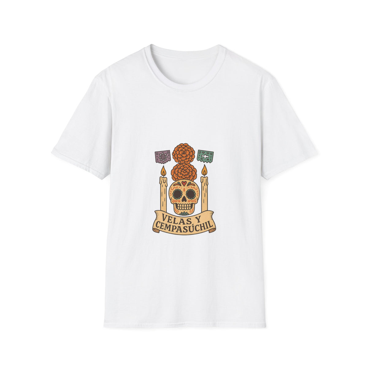 Day of the Dead Sugar Skull T-Shirt - Día de los Muertos Floral Skull Tee - Trending Now - October 2026