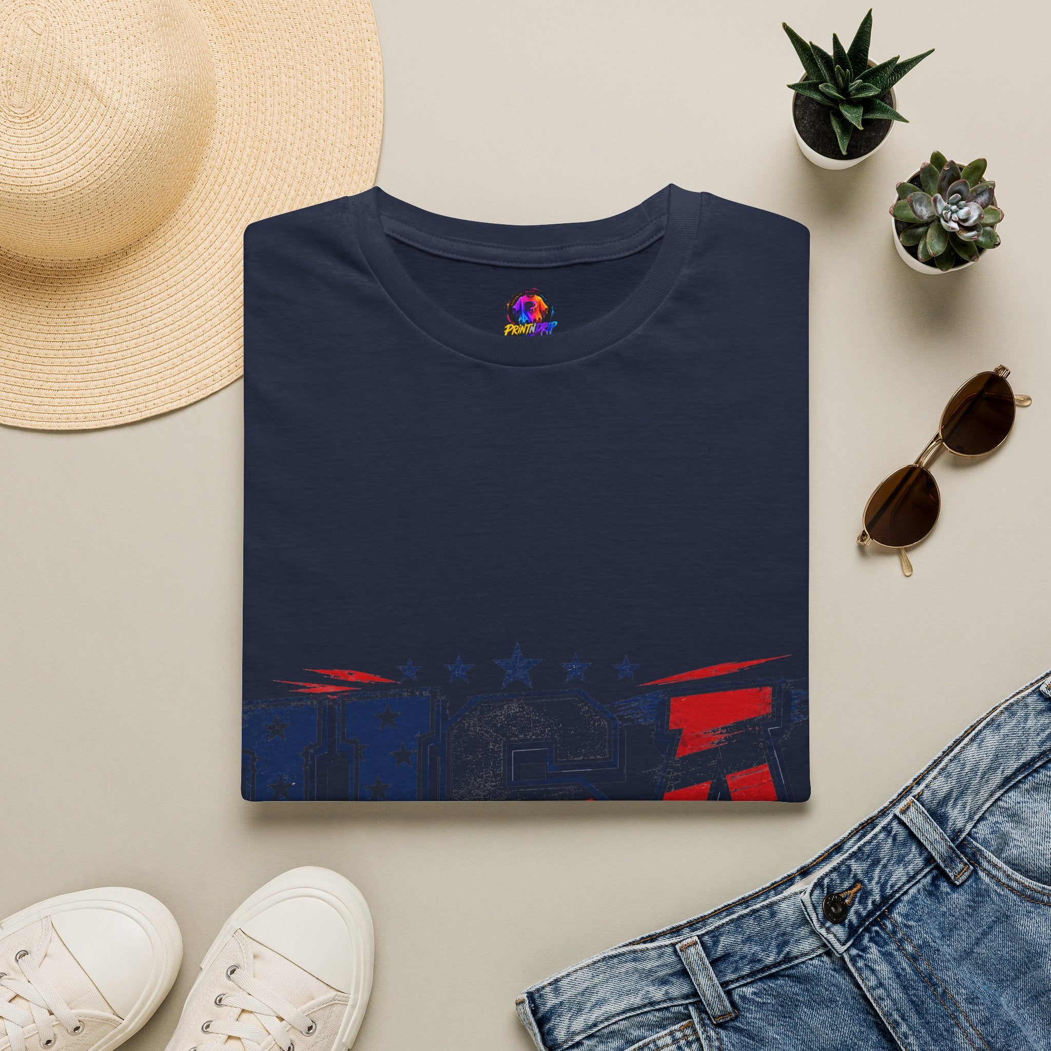 USA Flag Graphic T-Shirt — Patriotic American Pride Tee