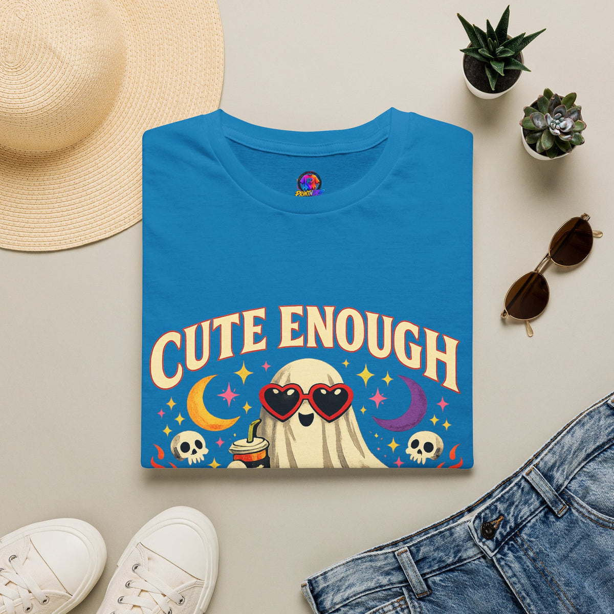 Halloween Cute Enough Unisex Softstyle T-Shirt