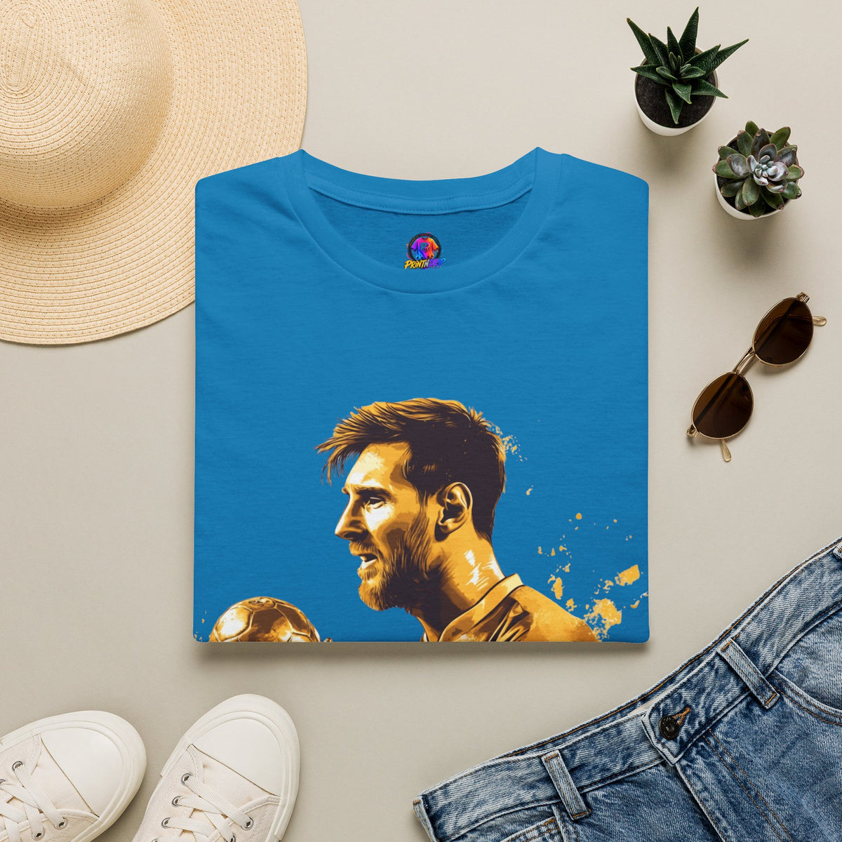 Minimal White T-Shirt — Classic Crewneck Tee