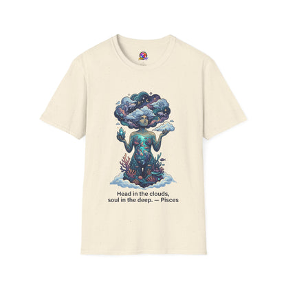 Dreamscape Goddess T-Shirt — 'Head in the Clouds' Surreal Art Tee