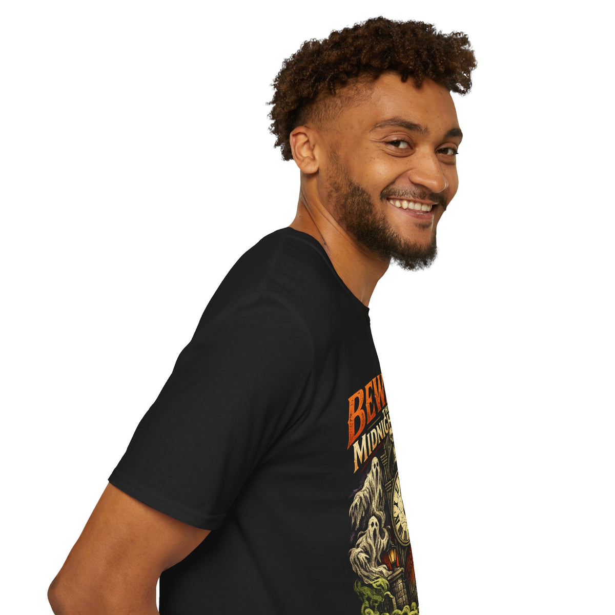 Halloween Beware Of Midnight Unisex Softstyle T-Shirt