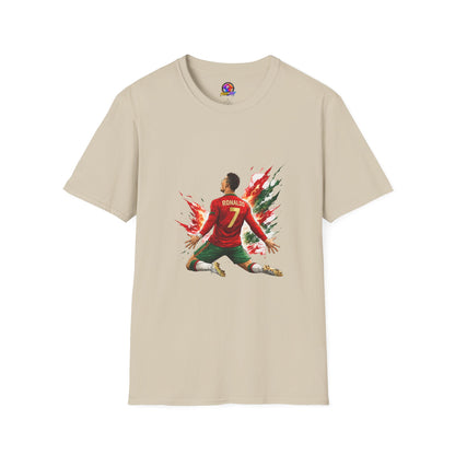 Portugal Soccer Player #7 Graphic T‑Shirt — Dynamic Portugal Fan Tee