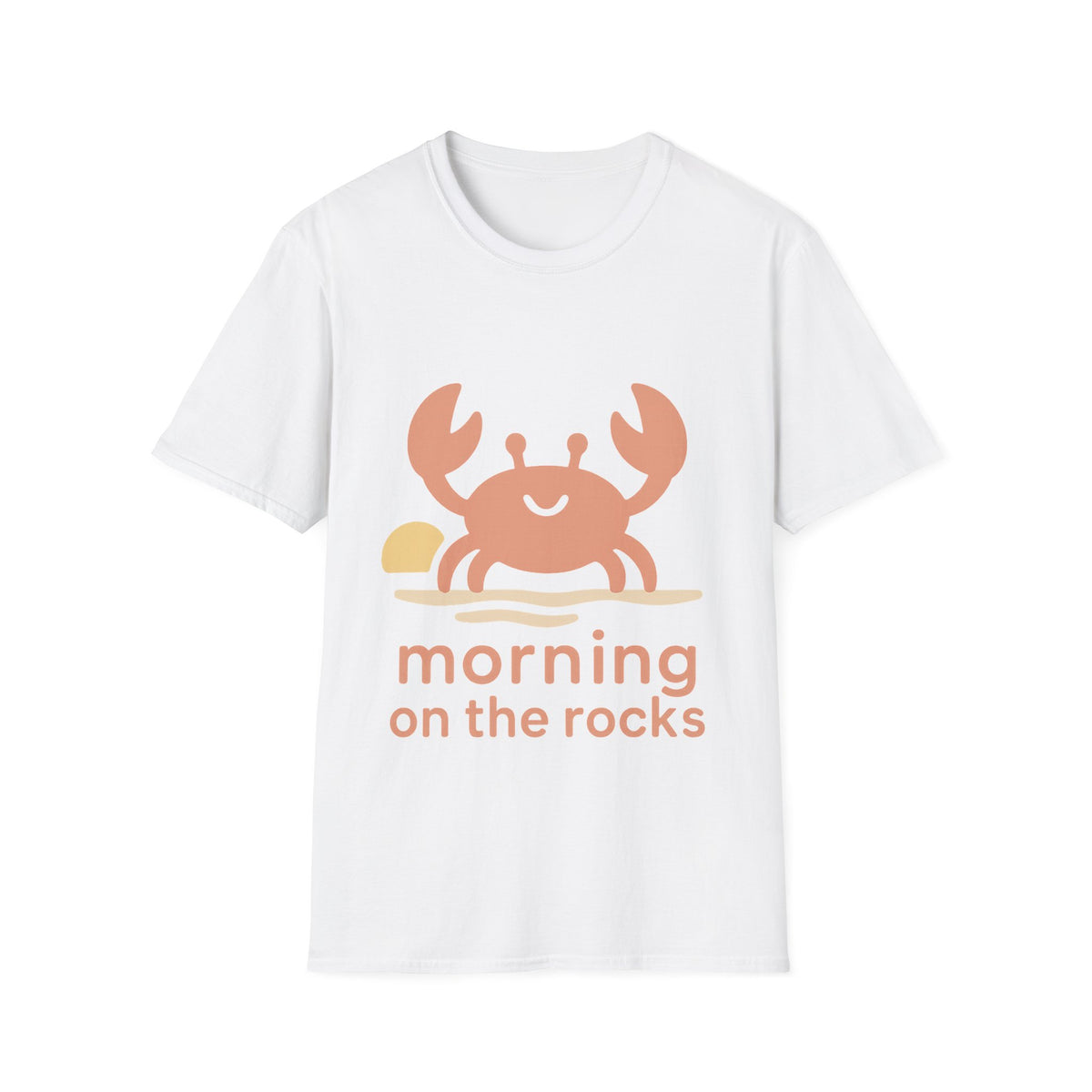Cute Crab Morning on the Coast Graphic Tee - Trending Now - September 2026