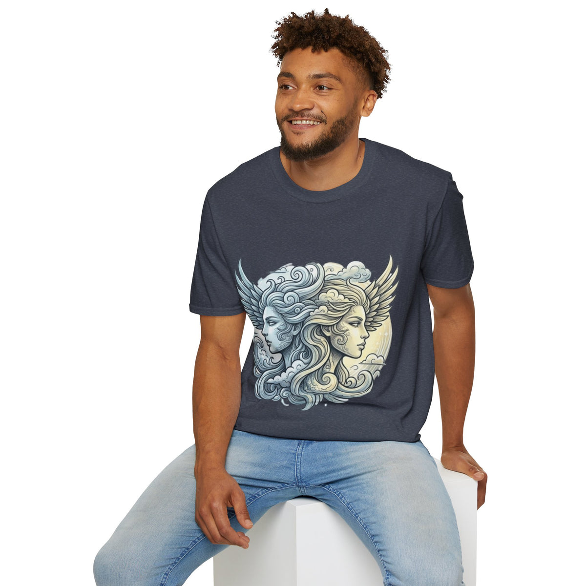 Gemini Zodiac Unisex Softstyle T-Shirt