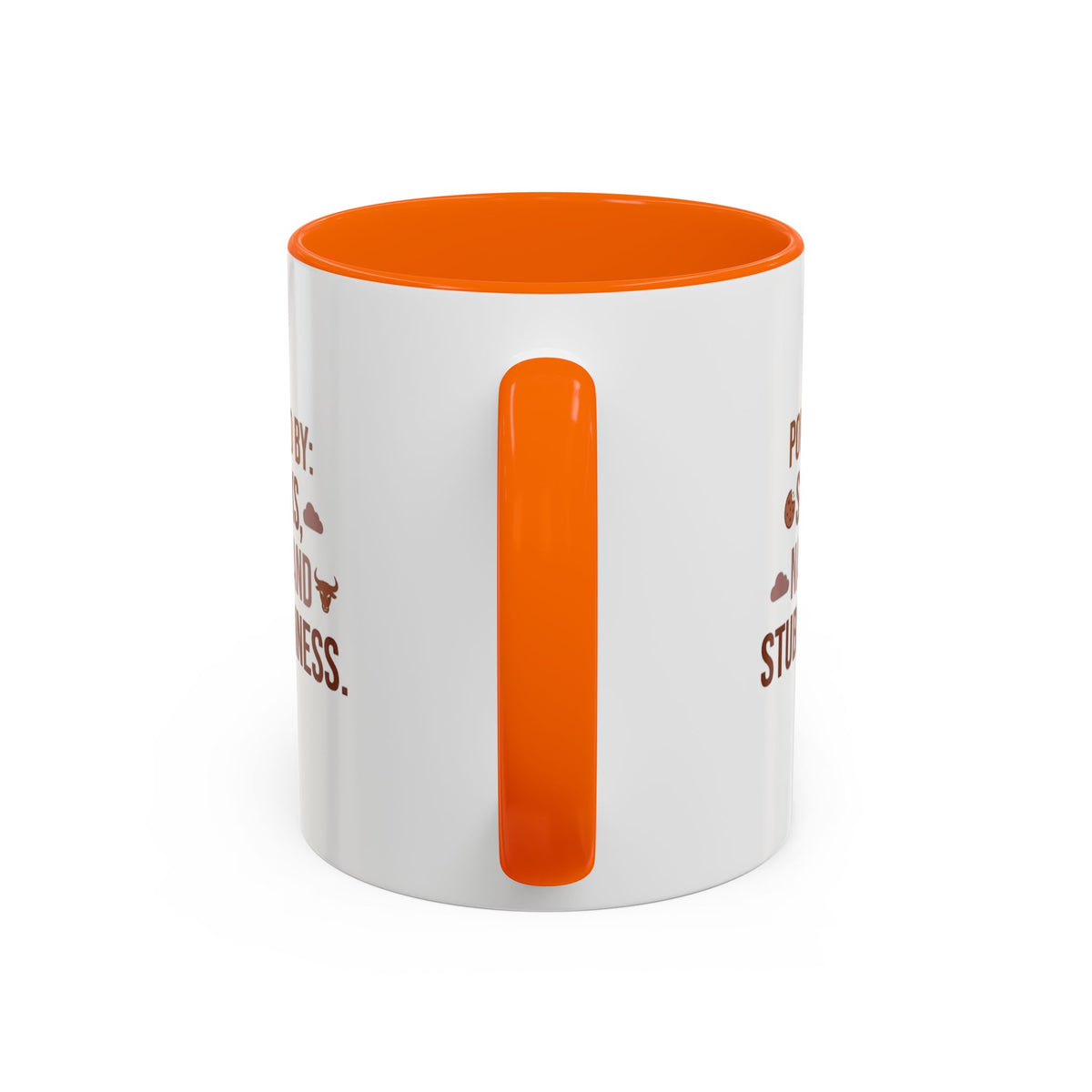 Taurus Coffee Mug - "Powered by Snacks, Naps, and Stubbornness" Accent Ceramic Mug