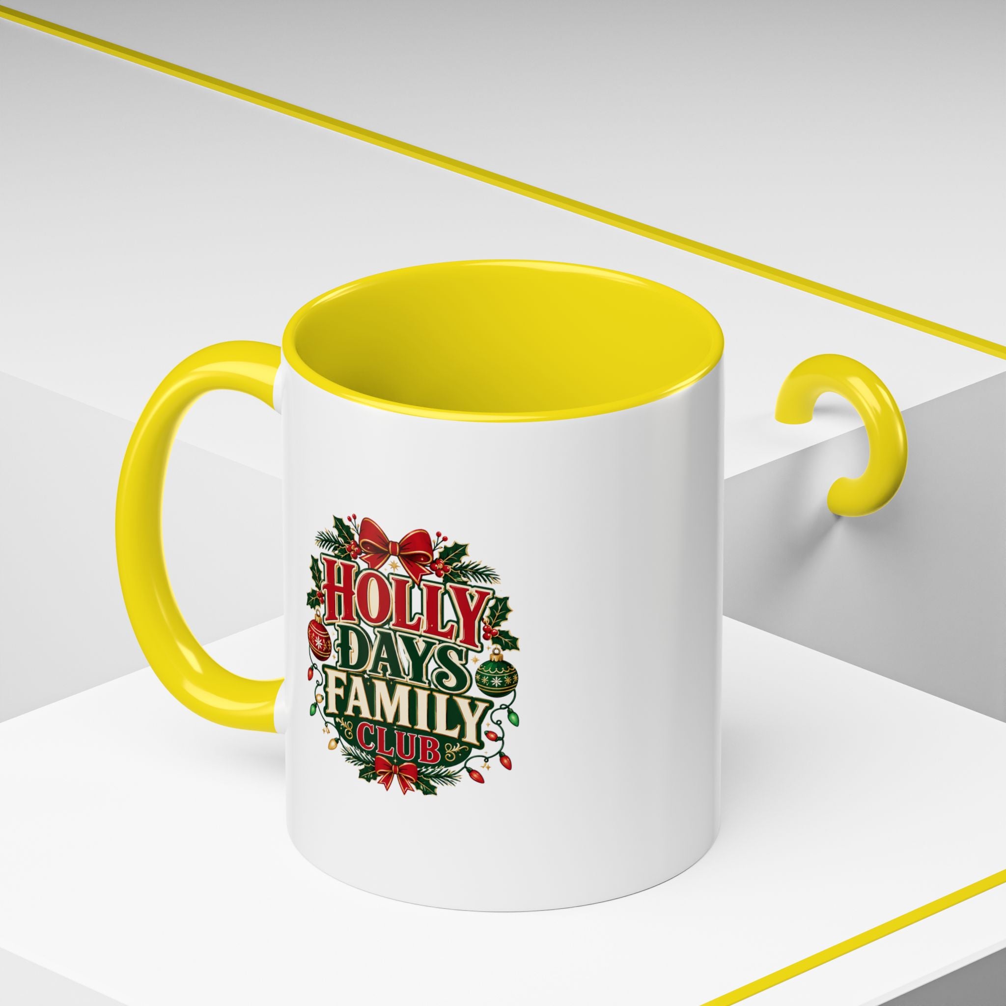 Accent Coffee Mug Holly Days Family