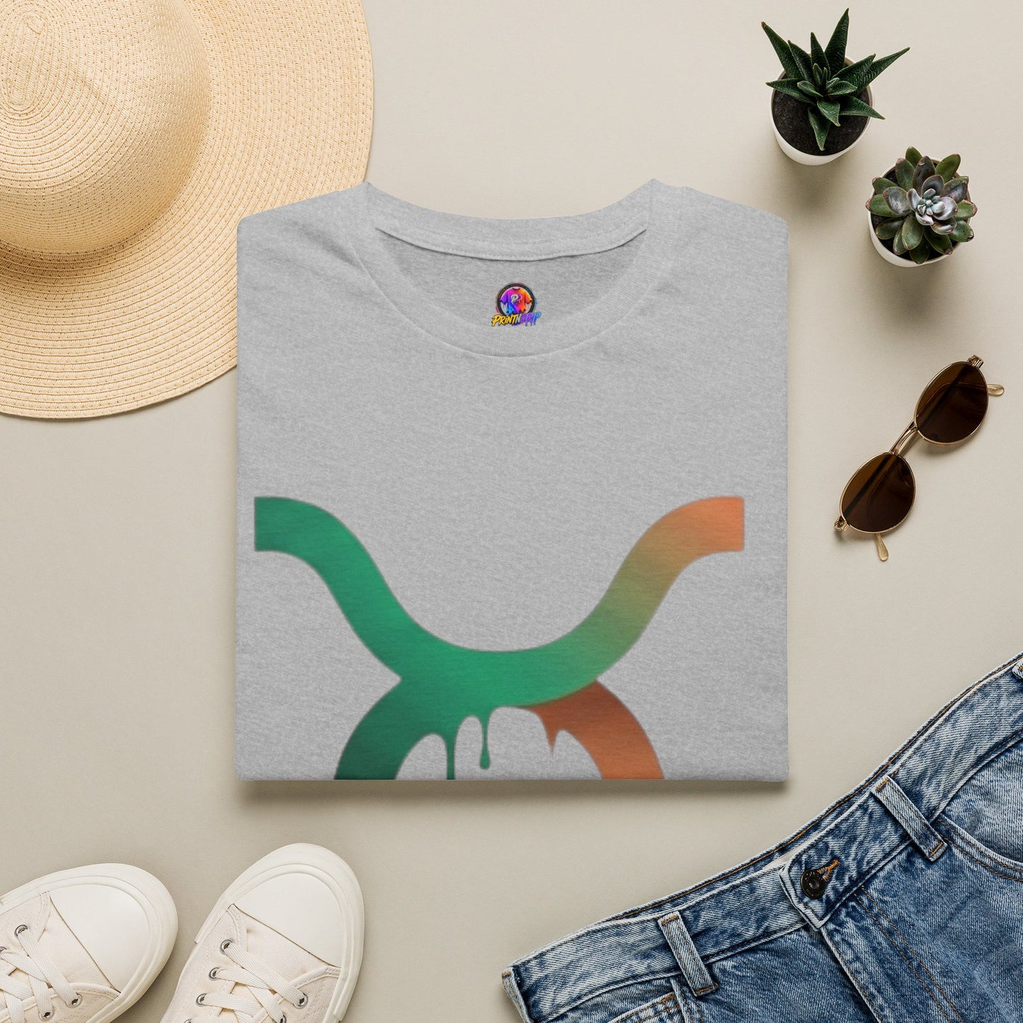 Taurus Drip Graphic Tee — Rainbow Zodiac Bull Shirt
