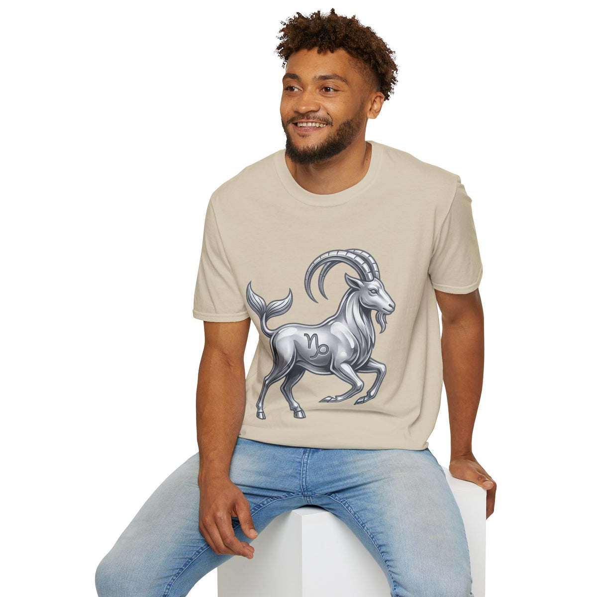 Capricorn Goat Zodiac T-Shirt — Mythical Sea-Goat Horoscope Tee