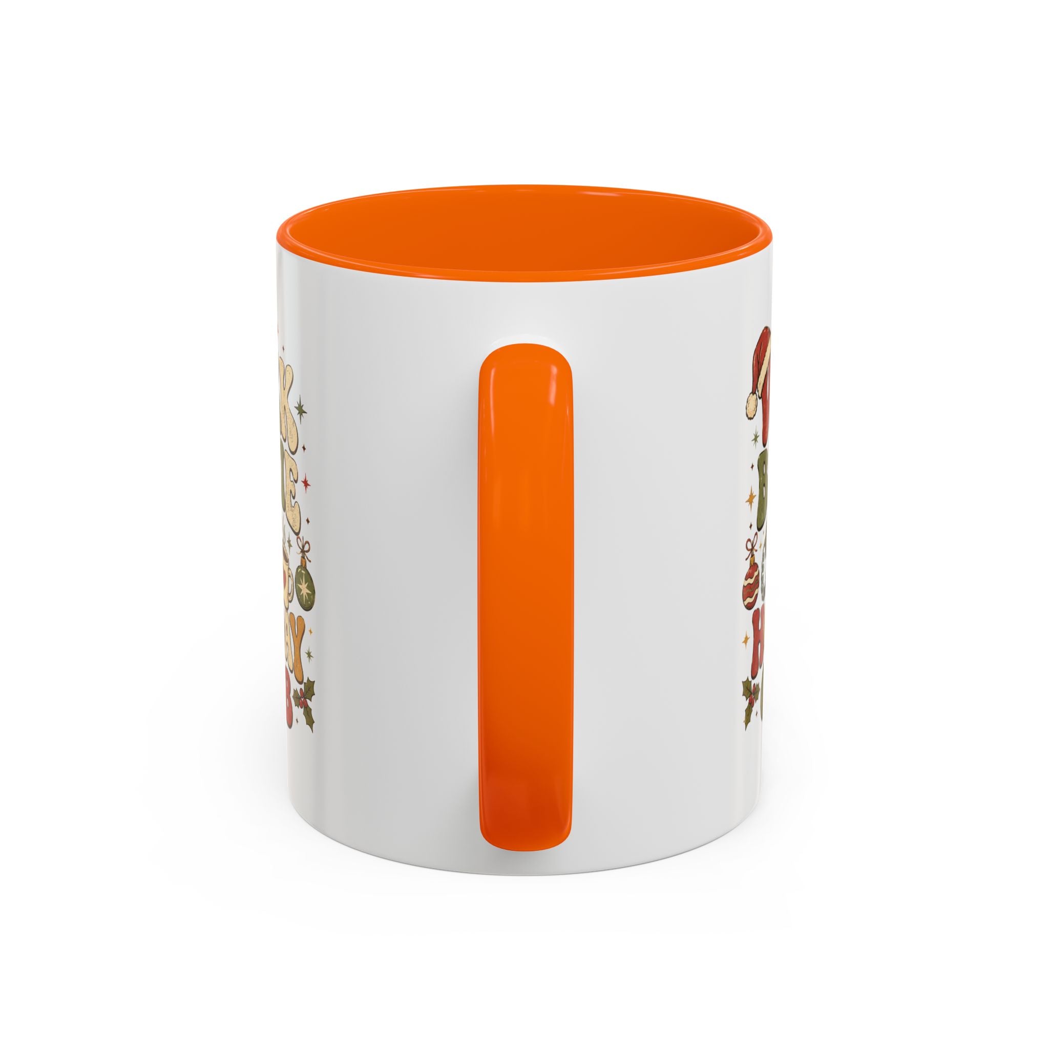 Modern Day Christmas Work Bestie Holiday Club Coffee Mug — Retro Christmas Accent Mug