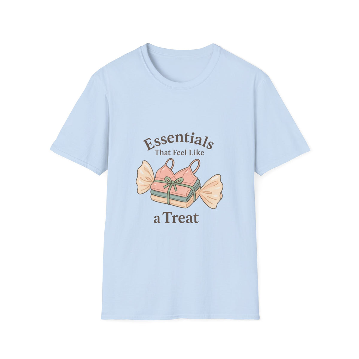 T-Shirt - "Essentials Are Hard To Resist" Candy Graphic Tee - Trending Now - October 2026