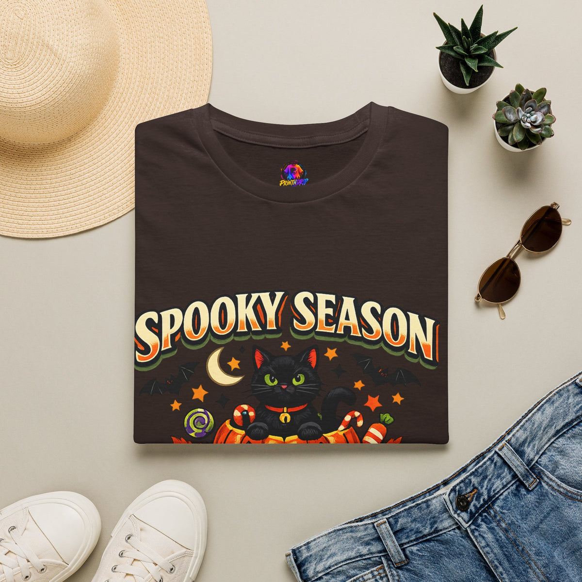 Halloween Spooky Season Unisex Softstyle T-Shirt