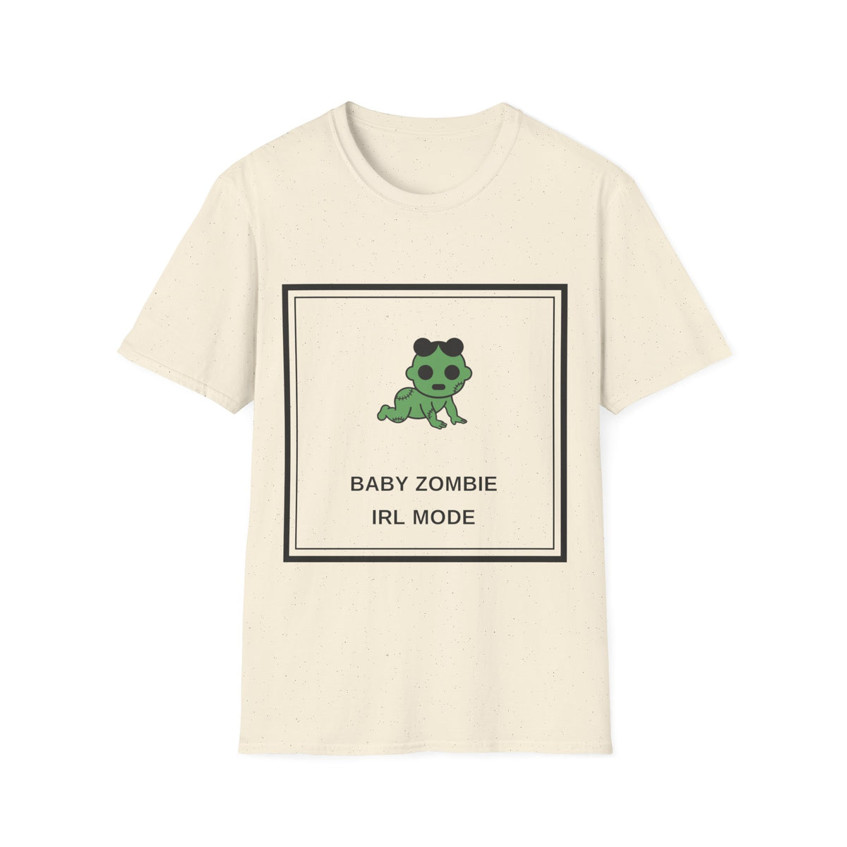 Baby Zombie T-Shirt — Cute Green Cartoon 'Baby Zombie IRL Mode' Graphic Tee - Trending Now - August 2026