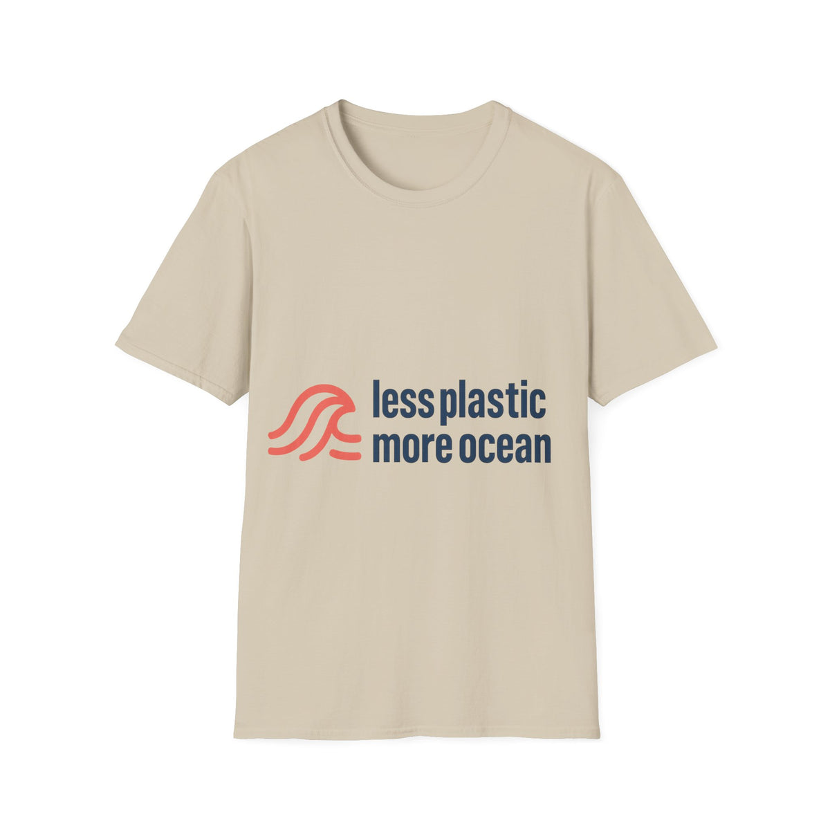 Minimal Wave Logo T‑Shirt — Subtle Red & Blue Surf Graphic- Trending Now - September 2026