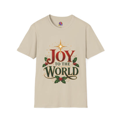 Joy to the World T-Shirt — Festive Christmas Holiday Tee